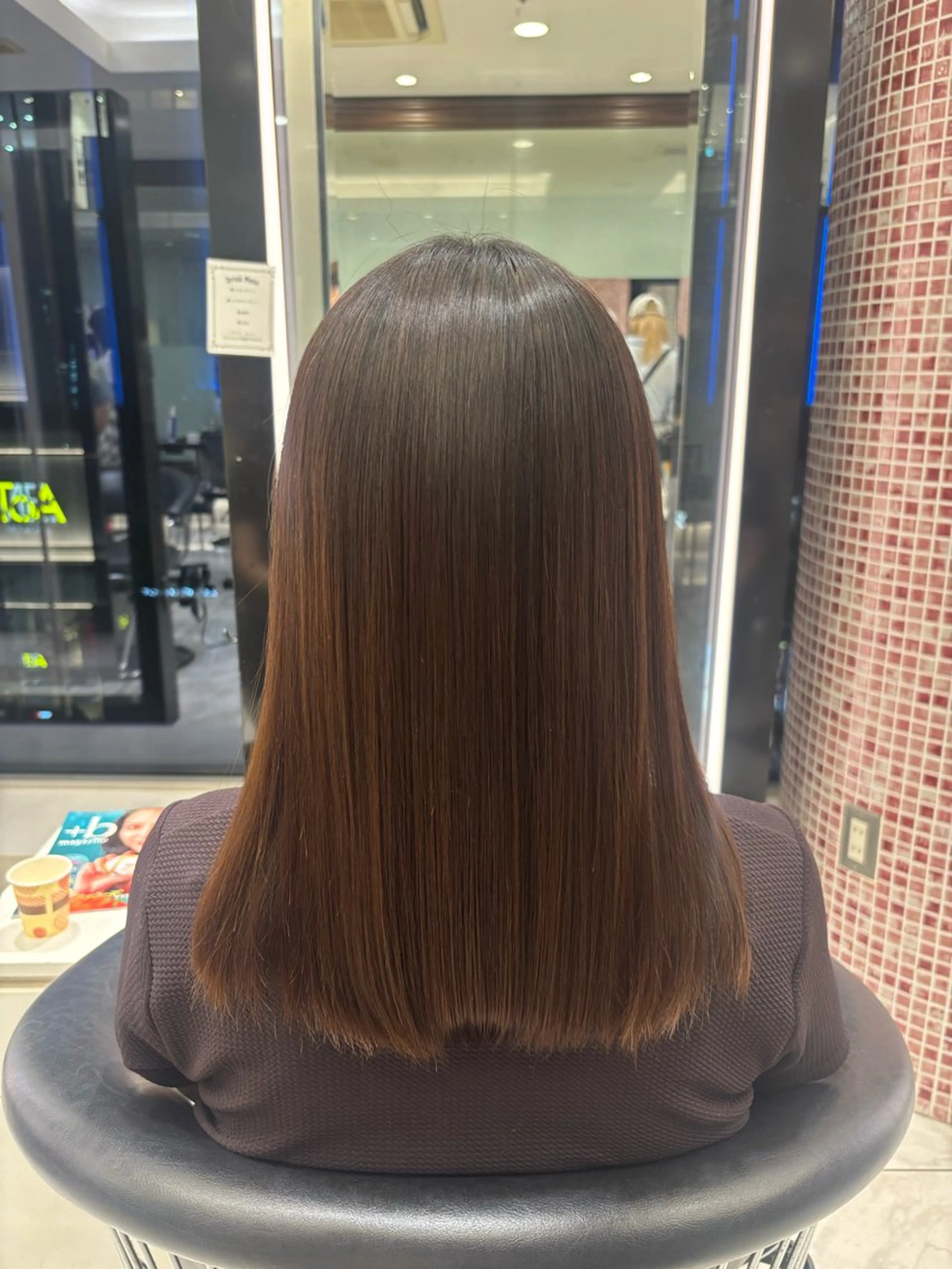 ストレートパーマ　縮毛矯正の写真