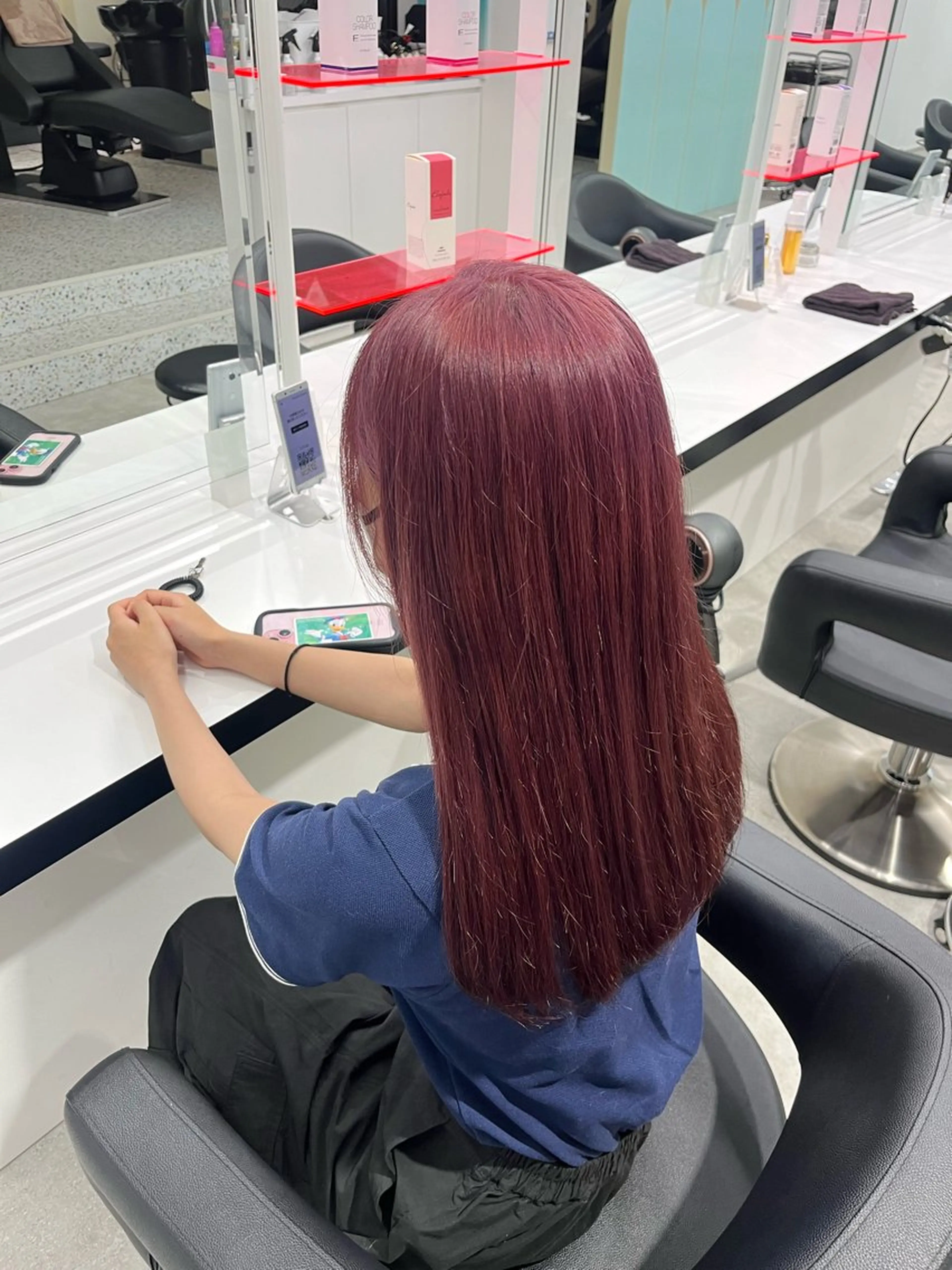 ロング カラー みう/仙台/暖色/ 艶髪/顔周りカット/のヘアスタイル