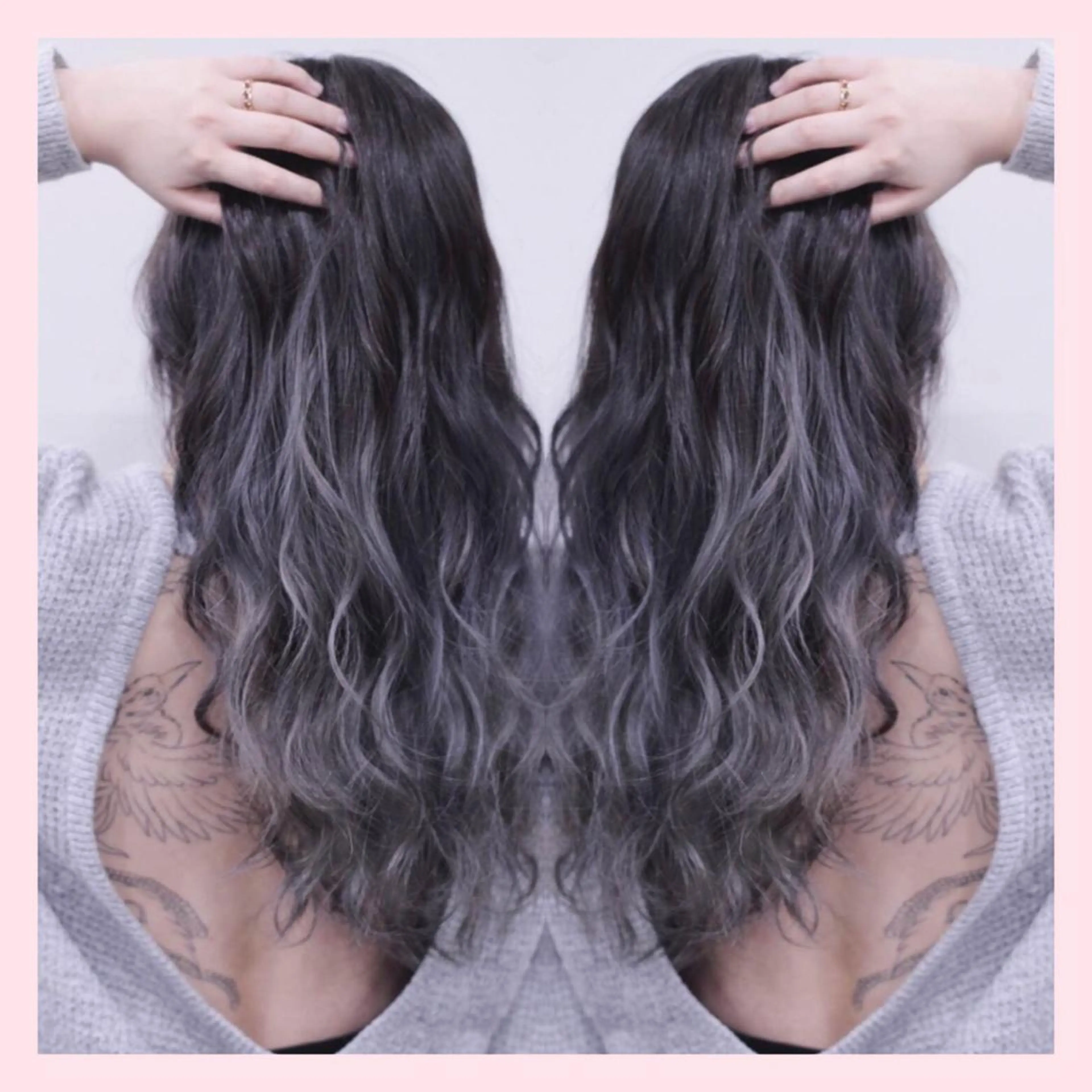 ロング カラー カット エクステ シシド ユウスケ Aceのヘアスタイル