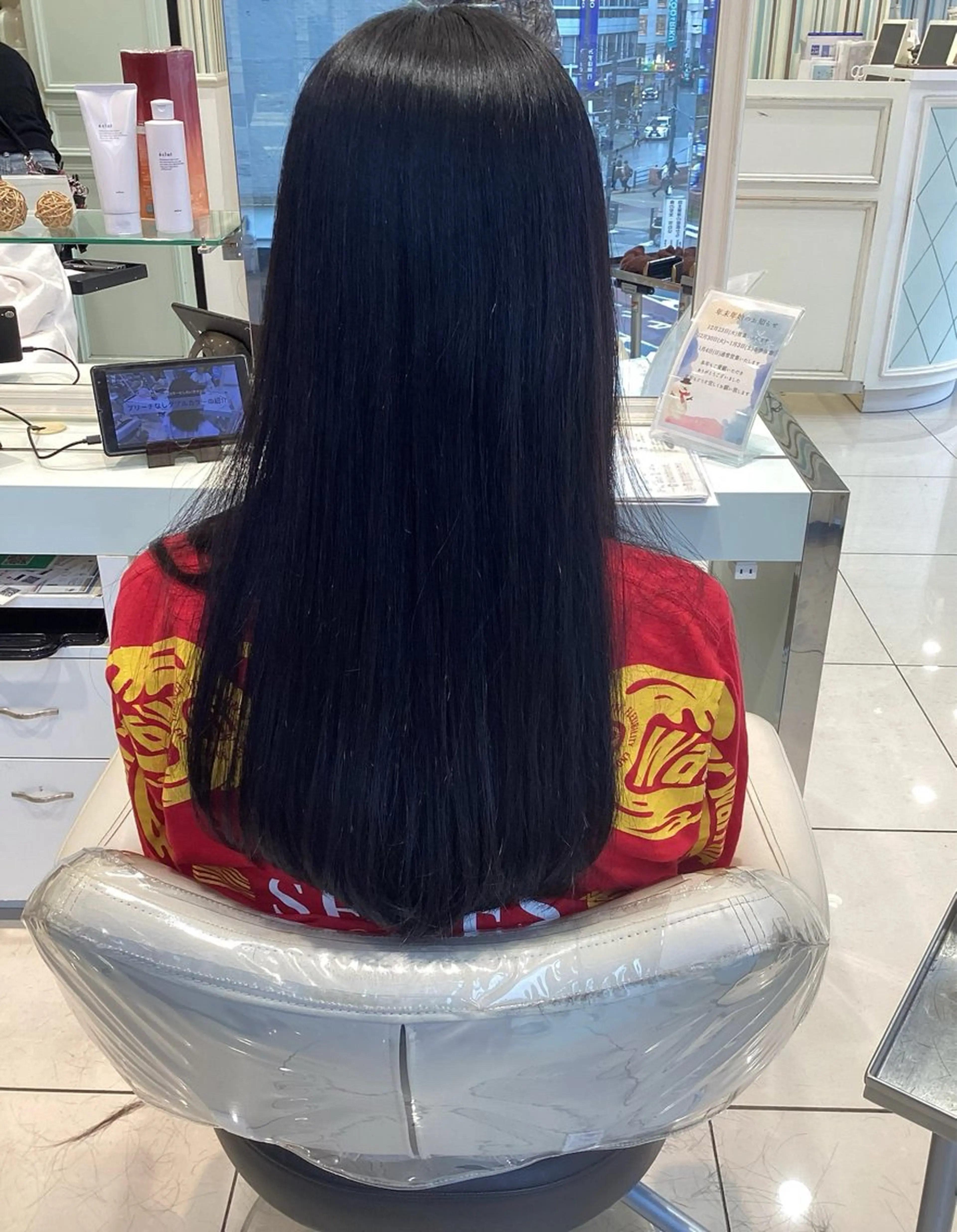 ロング カラー カット ヘアカラー 髪質改善 縮毛矯正 🌙 ゆきのヘアスタイル