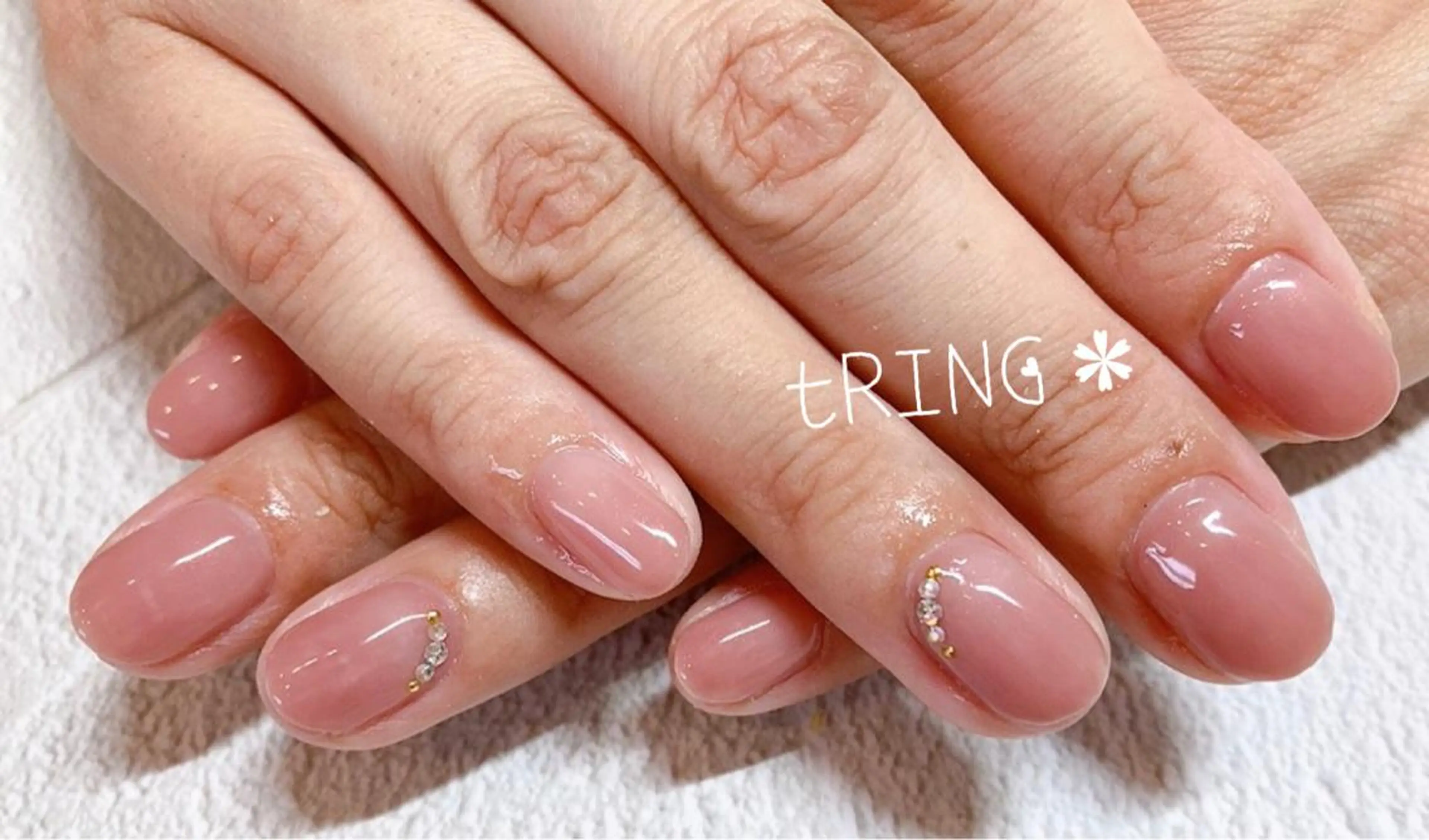 ネイル ハンドネイル tRING＊ しいの木台のネイルデザイン