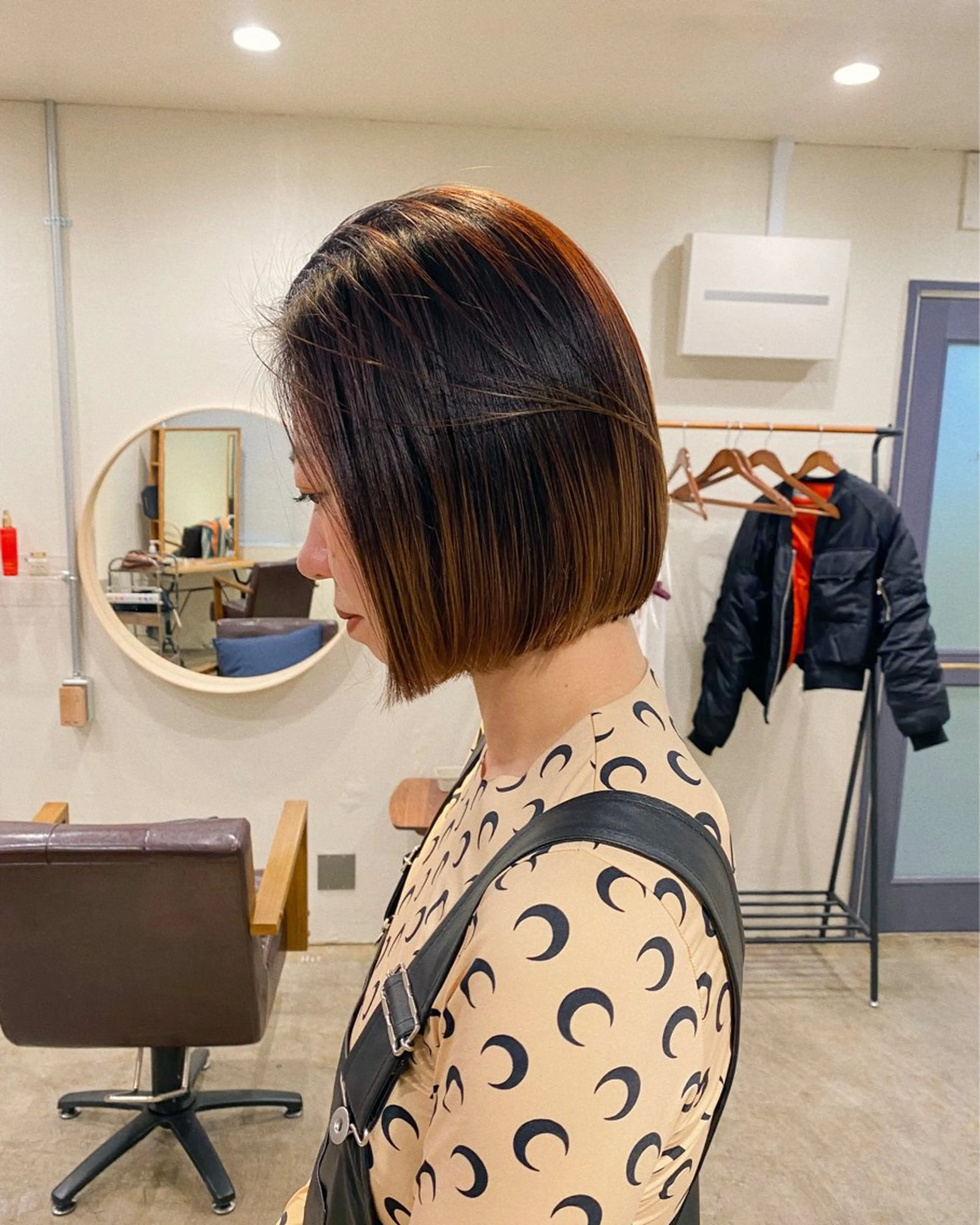 ショート ボブ カット トリートメント ヘッドスパ 板谷みさき /艶ボブ/藤沢美容室のヘアスタイル