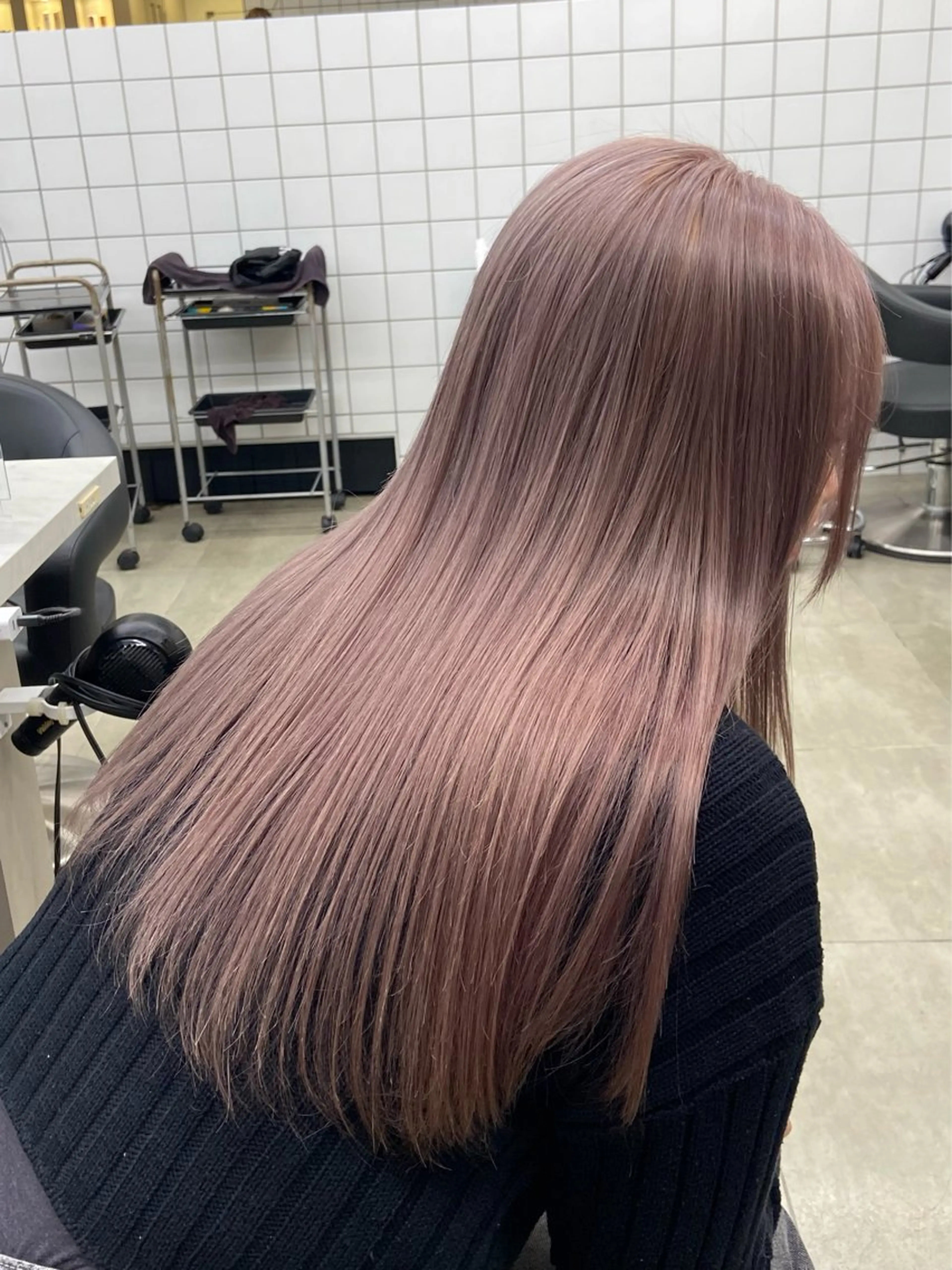 セミロング ヘアアレンジ flammeum所属・ハイトーン/ボブ /misakiのヘアスタイル