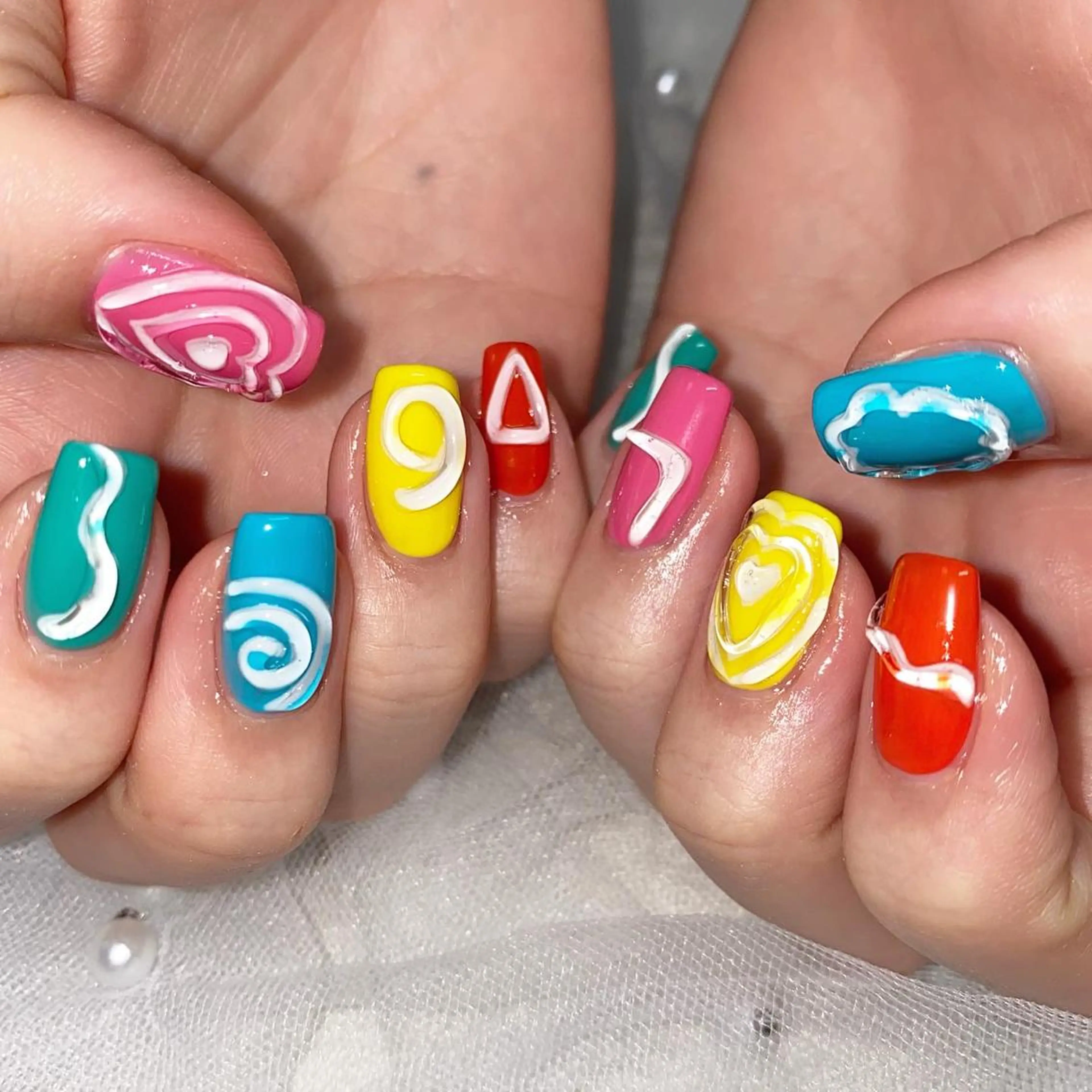 ネイル ハンドネイル I P'ink nail salon所属・I pinknail 韓国風·持ち込み専門のネイルデザイン