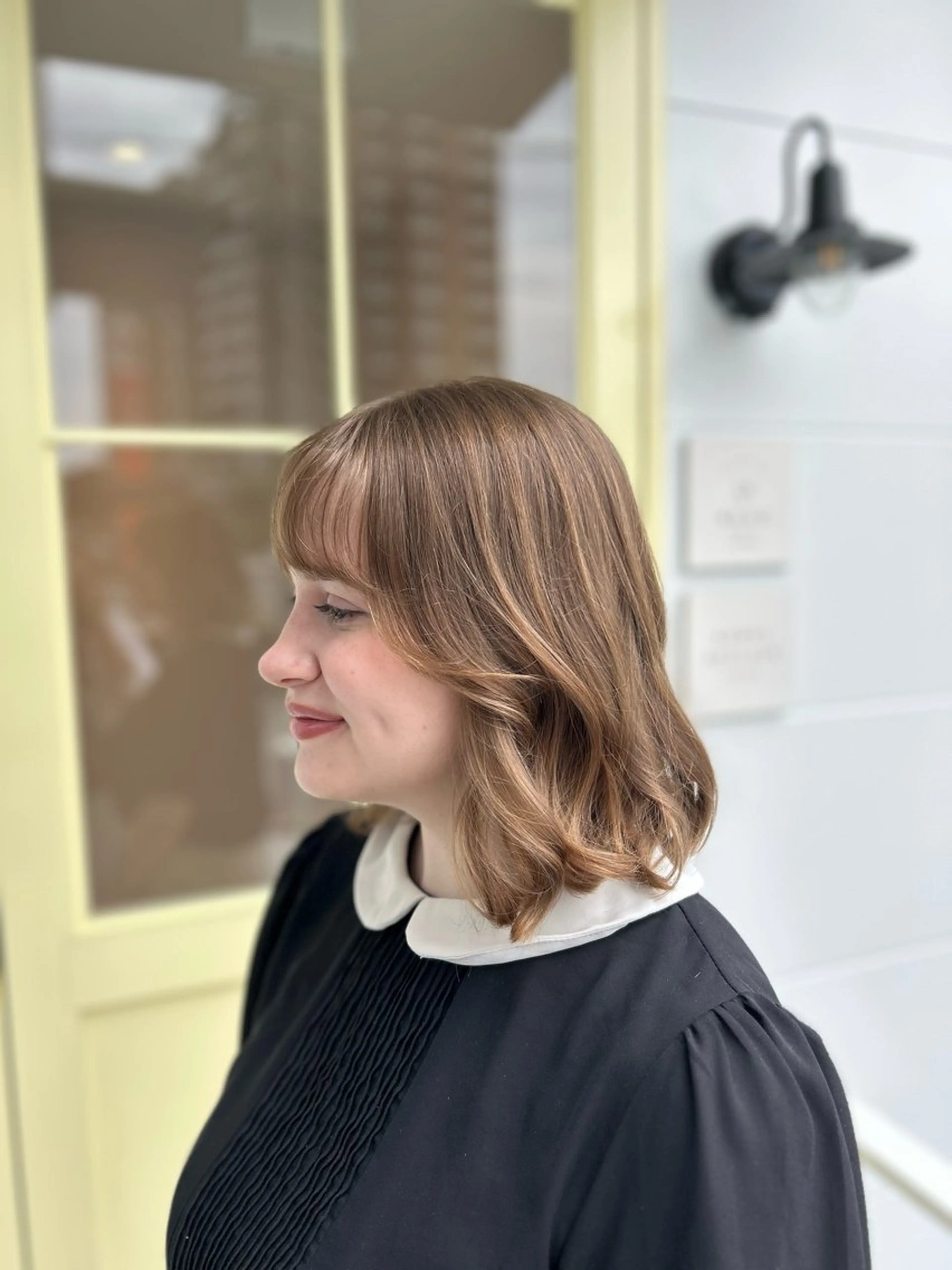 ミディアム カット ヘアカラー トリートメント AFLOAT SAYURIのヘアスタイル