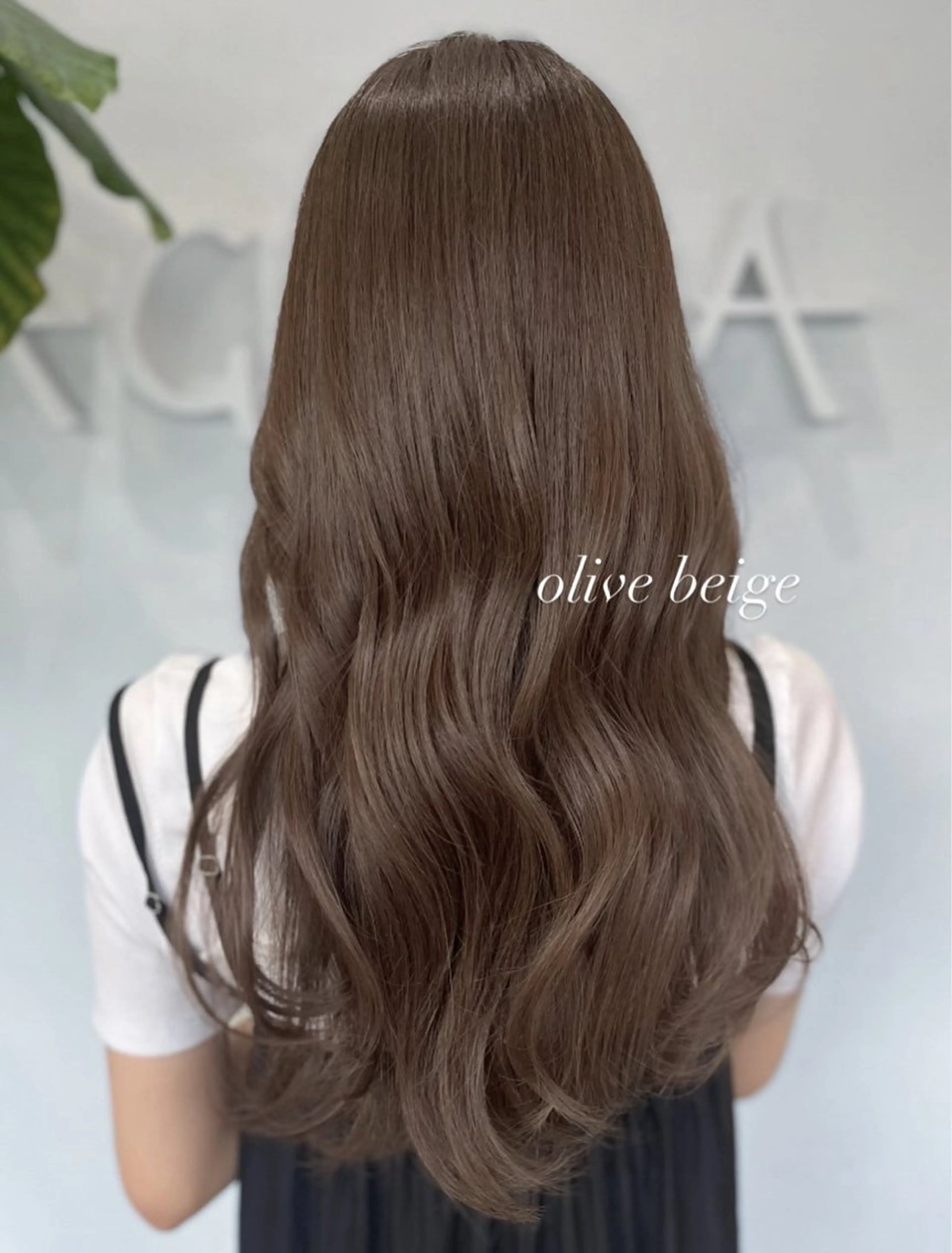 ロング カラー カット ヘアカラー トリートメント 透明感カラー／ 艶感カラー／RAMUのヘアスタイル