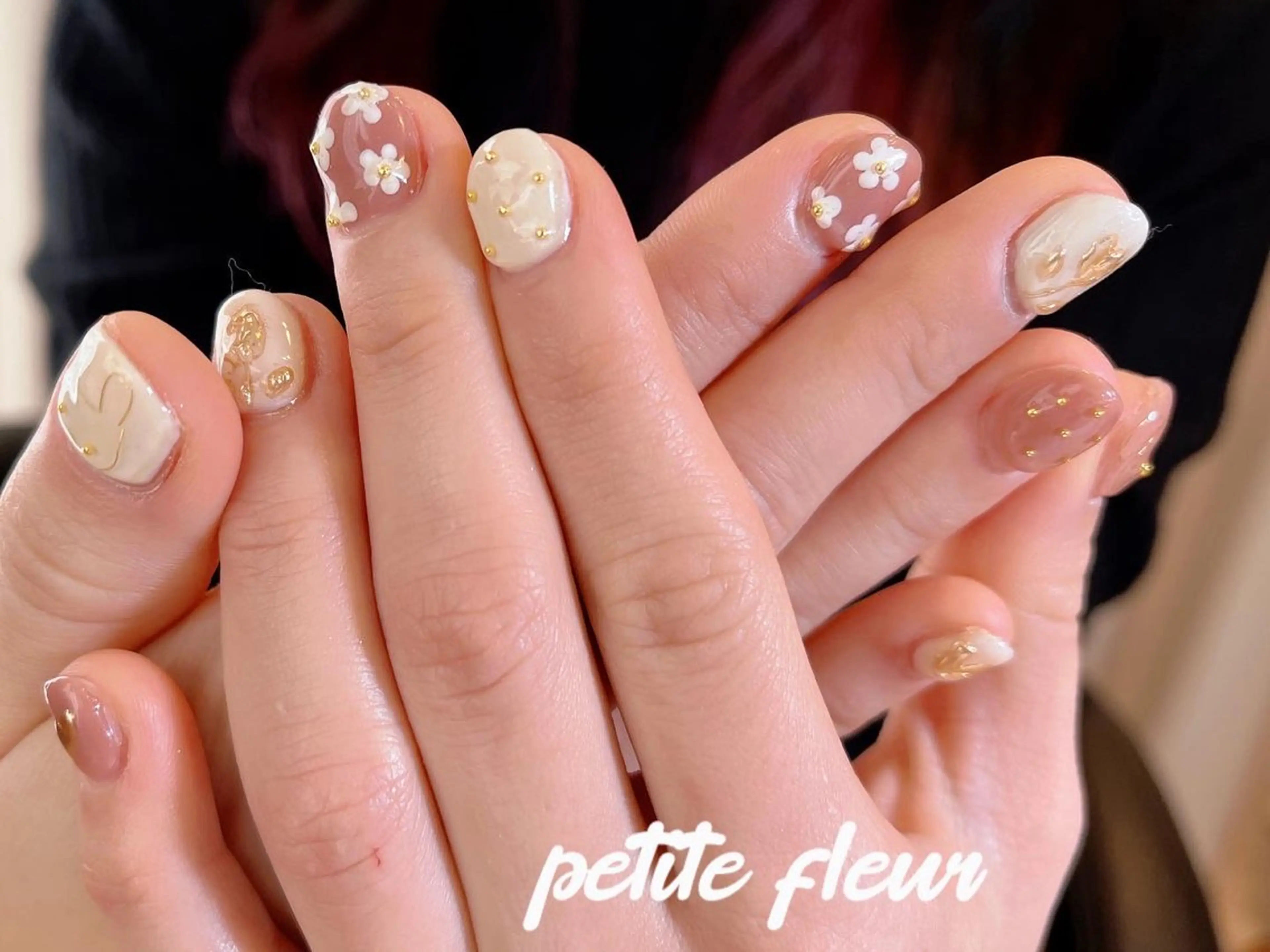 ネイル ハンドネイル ビューティーサロン プチフルールのネイルデザイン