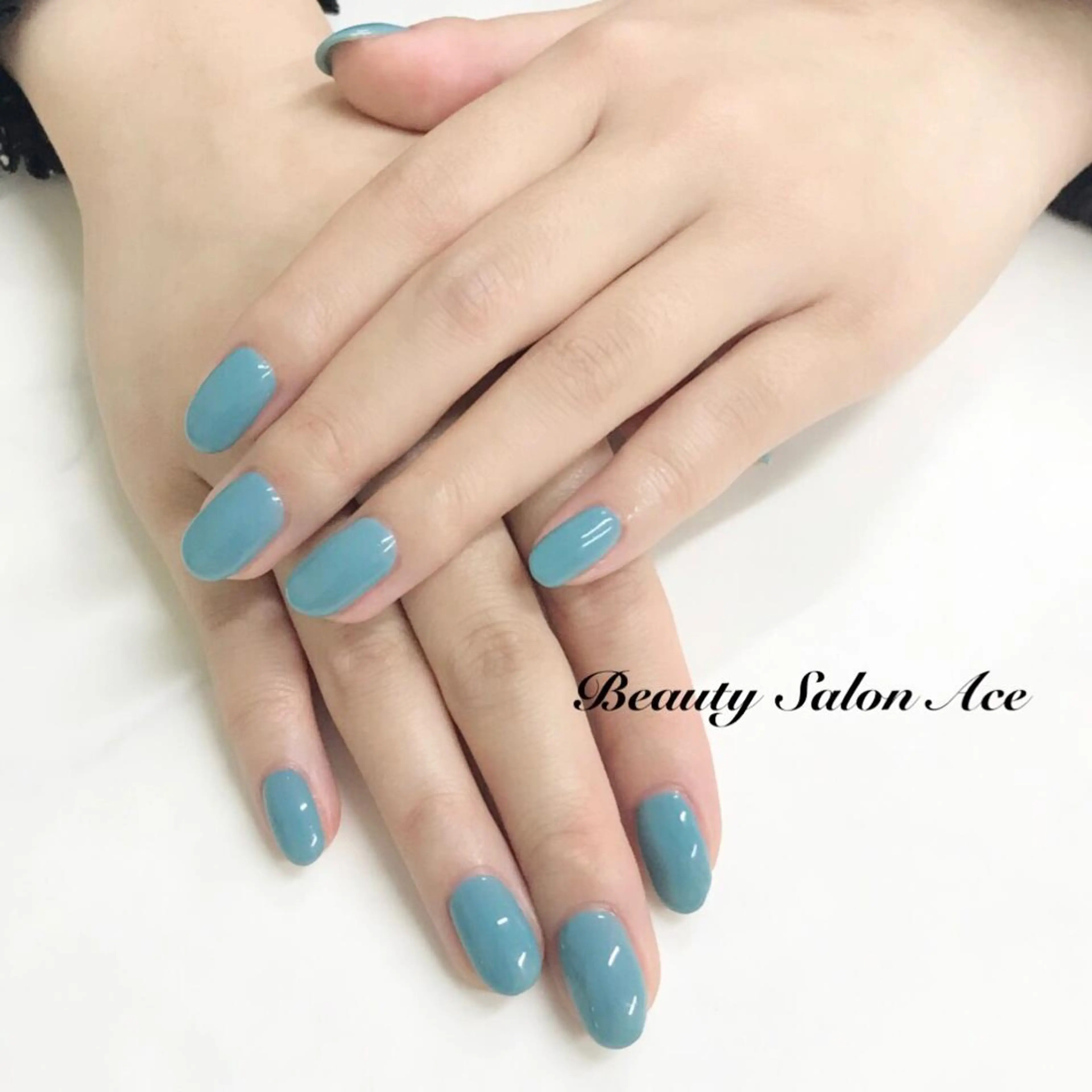ネイル ワンカラーネイル Beauty Salon Ace（ネイルサロン　エース）所属・池袋フィルイン Ace♡長さだしのネイルデザイン