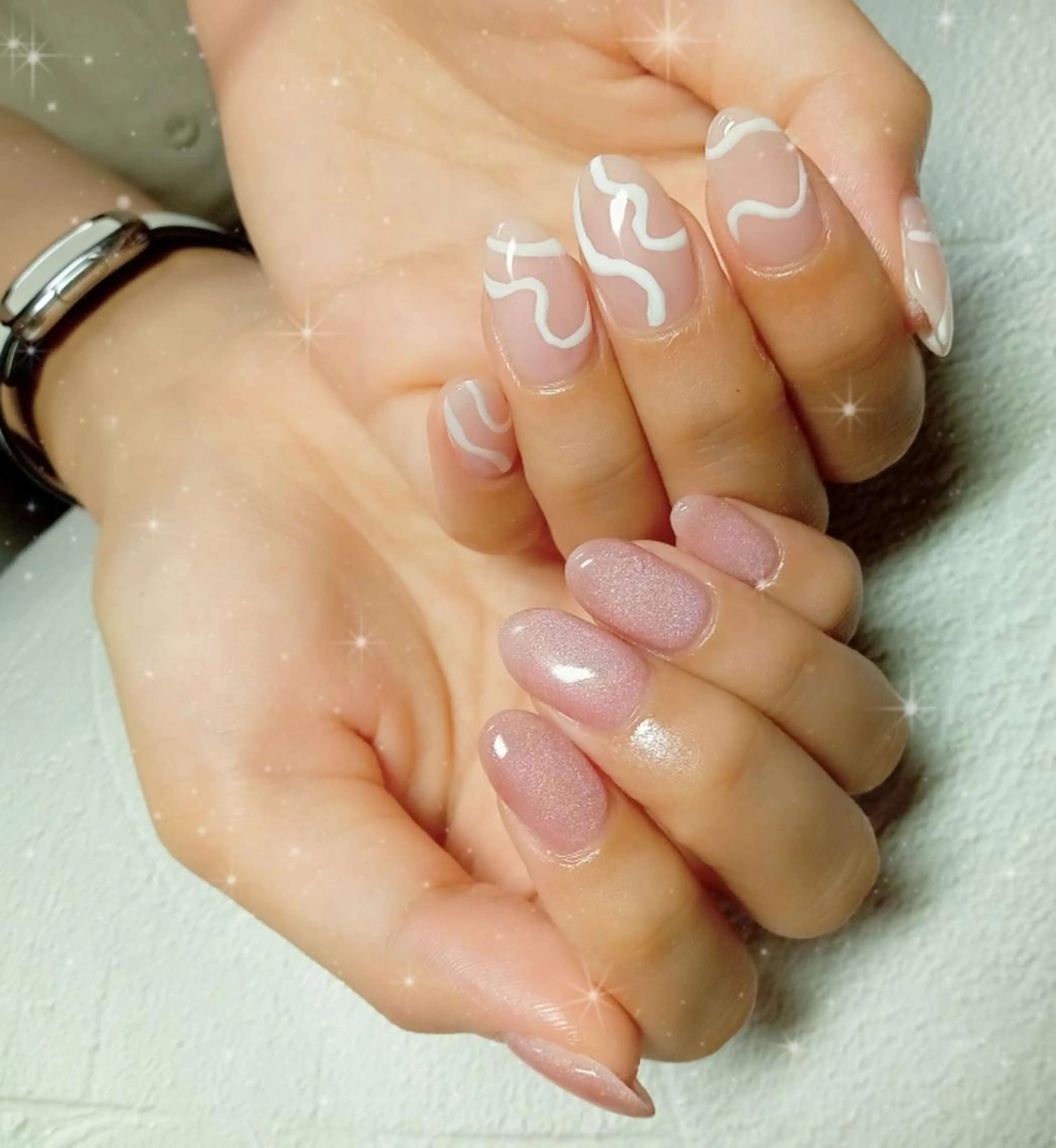 パーマ ハンドネイル flure de neige yukiのネイルデザイン