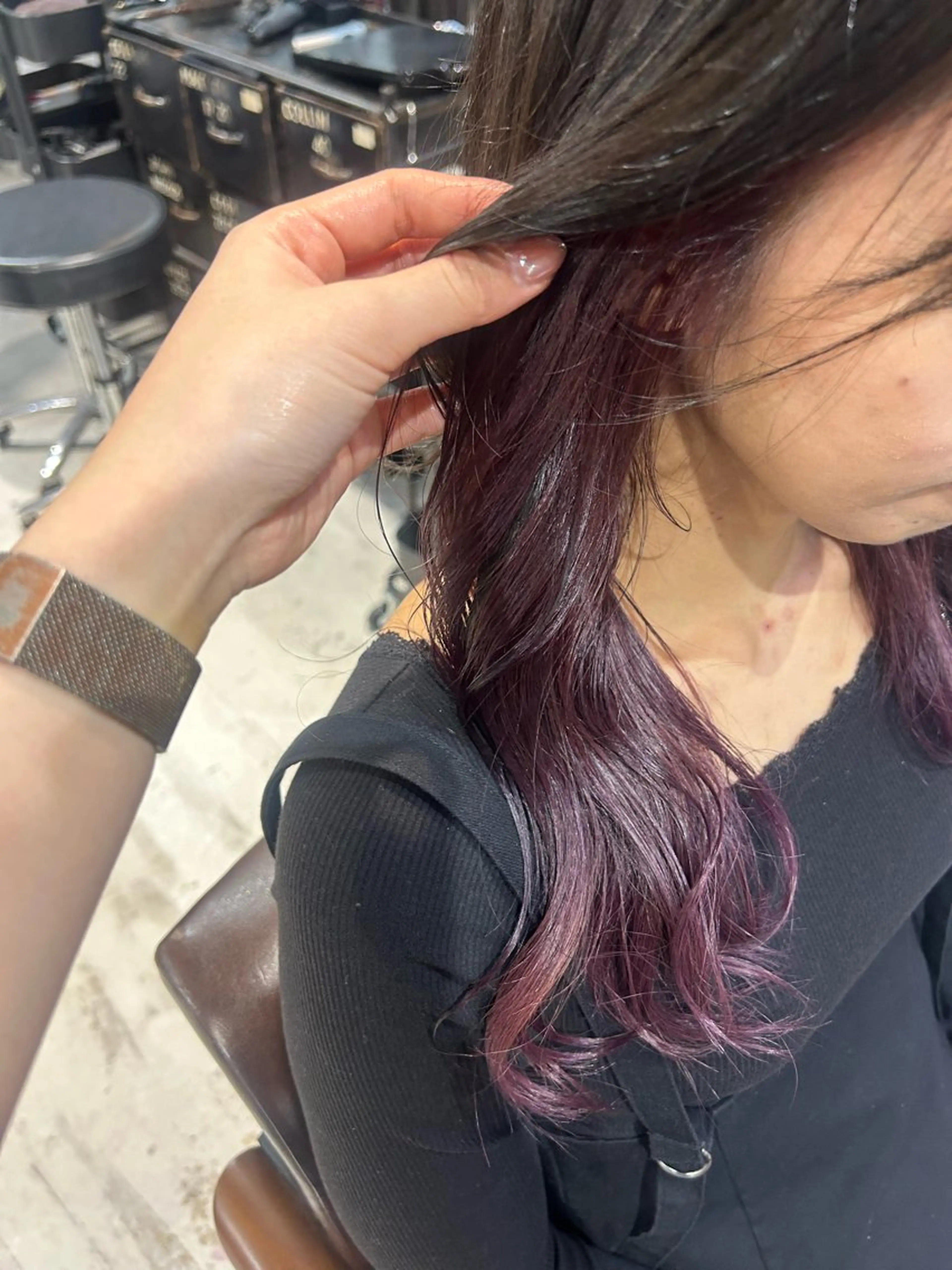 カラー ラベンダーカラー Jr.stylist 🎀Sakuraのヘアスタイル