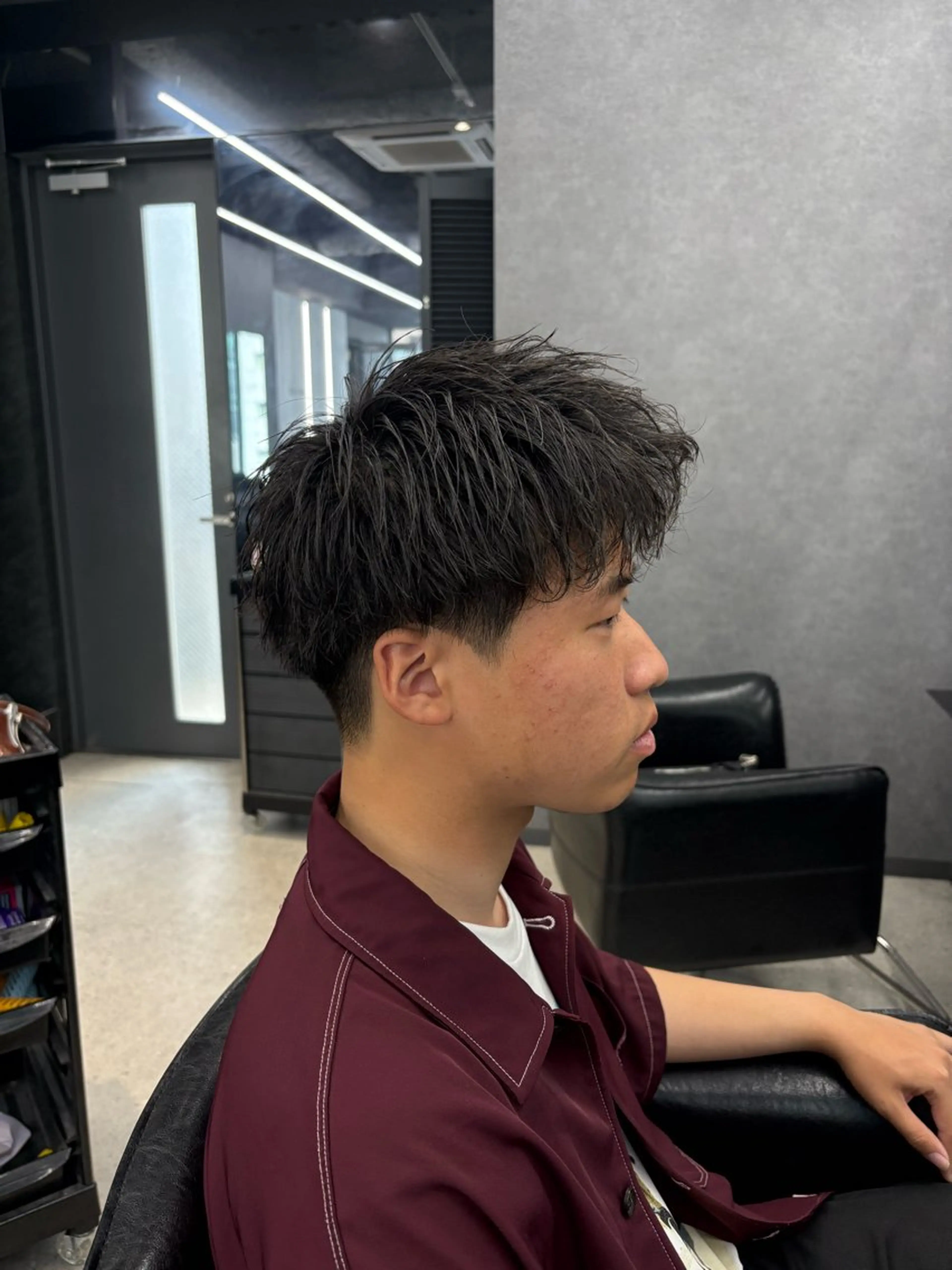 ショート メンズ メンズベリーショート 宮崎大弥のヘアスタイル