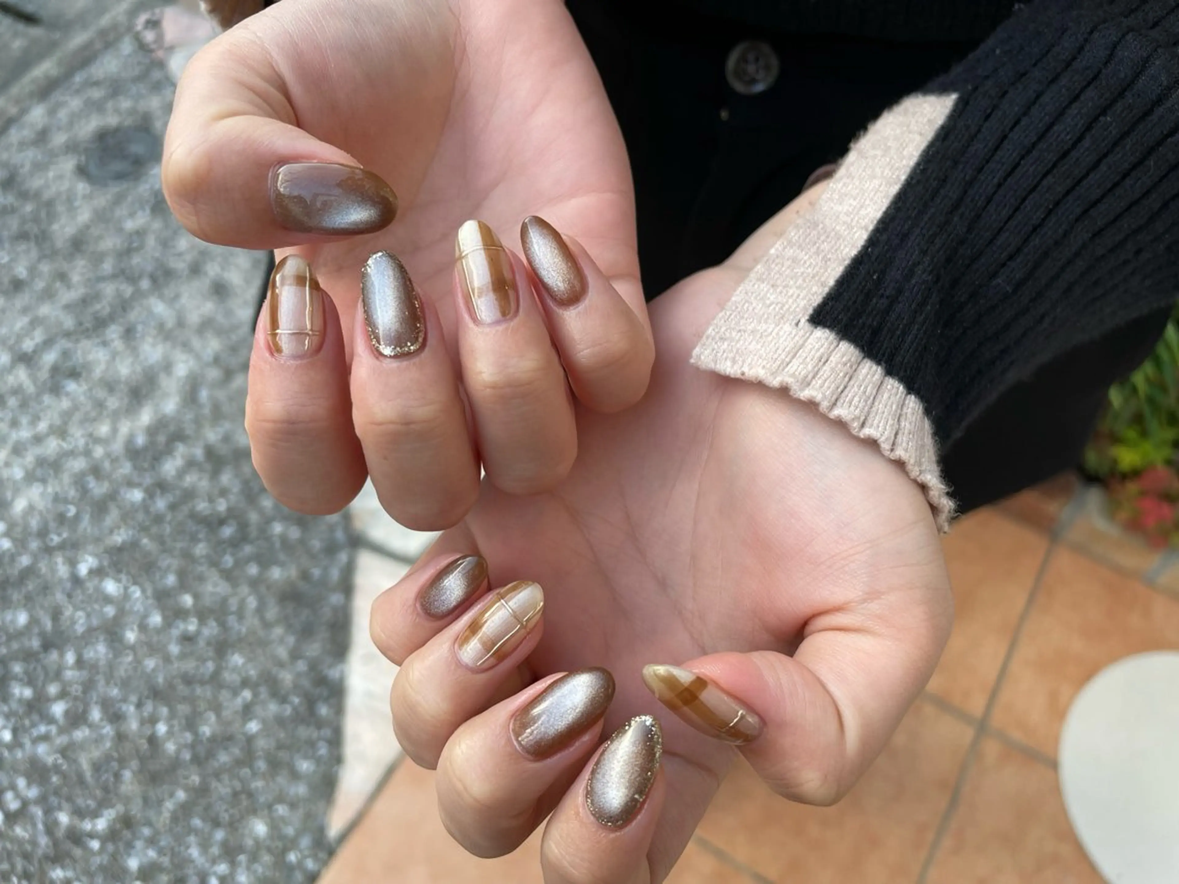 ネイル ハンドネイル total beauty TLIENGLE［ﾄﾘｱﾝｸﾞﾙ］所属・tliengle ［ﾄﾘｱﾝｸﾞﾙ］のネイルデザイン