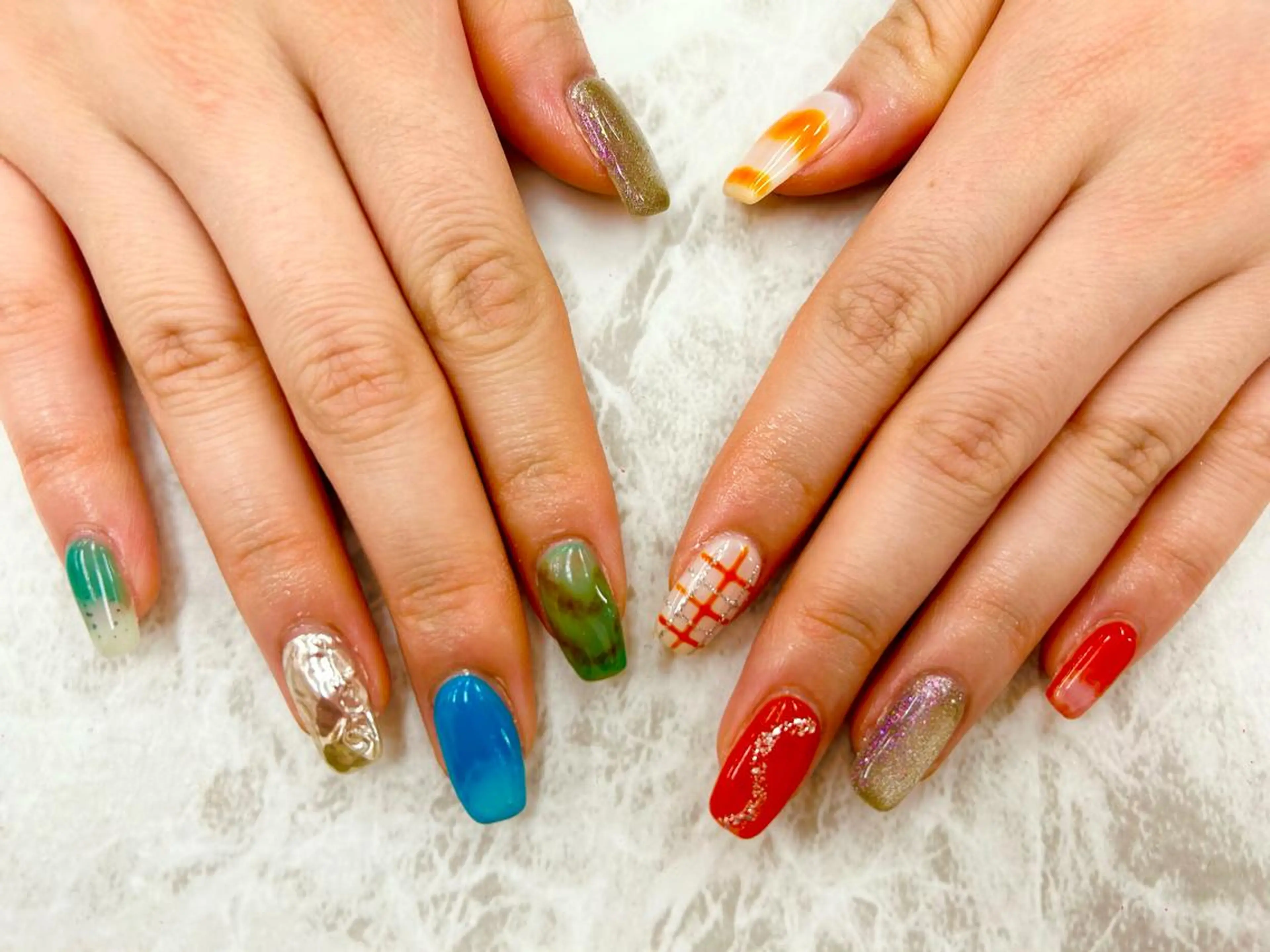 ネイル Bianca 立川店 小川のネイルデザイン