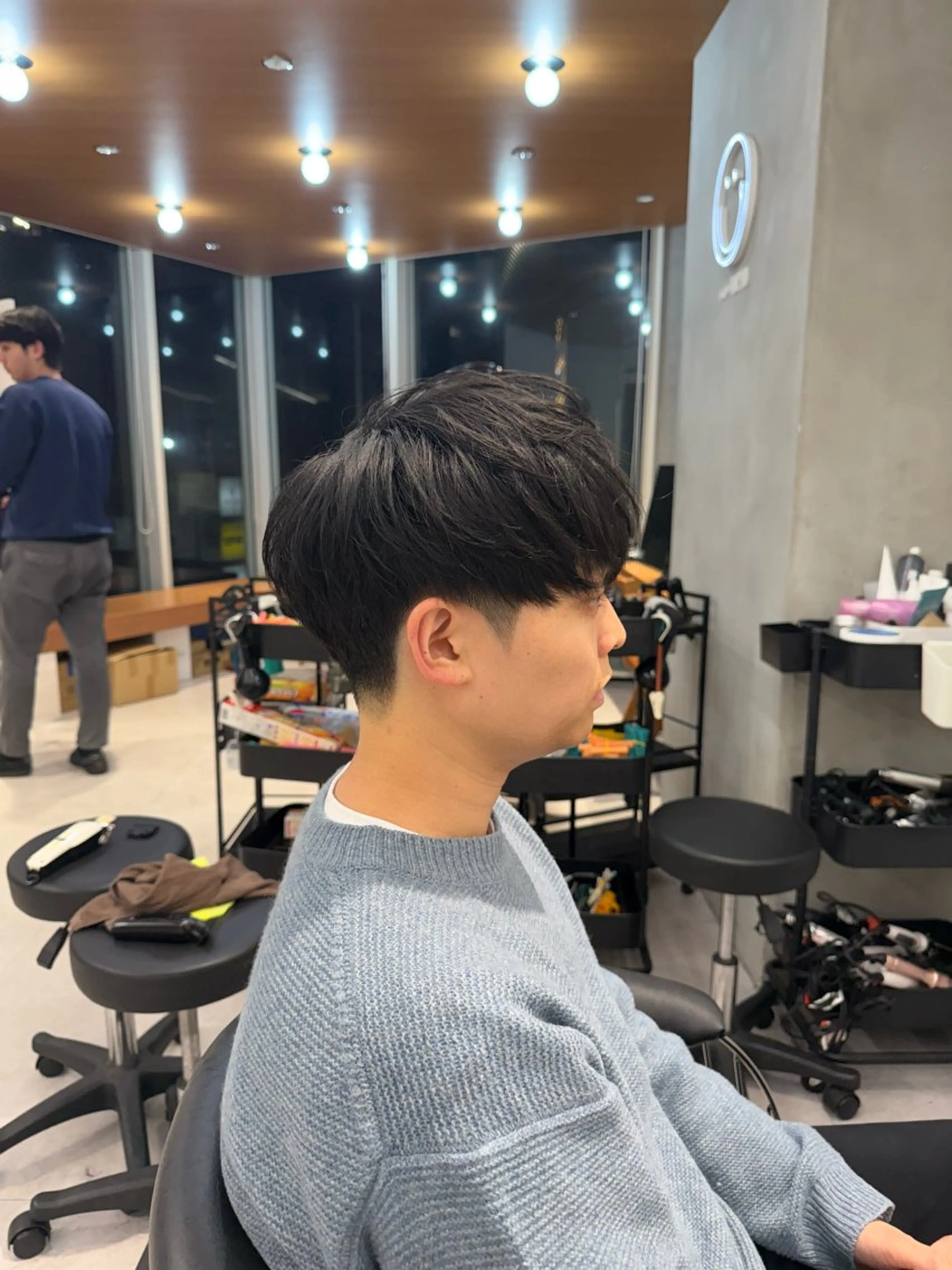 ショート メンズ nico TOKYO所属・ニュアンス/ センターパート/イノのヘアスタイル