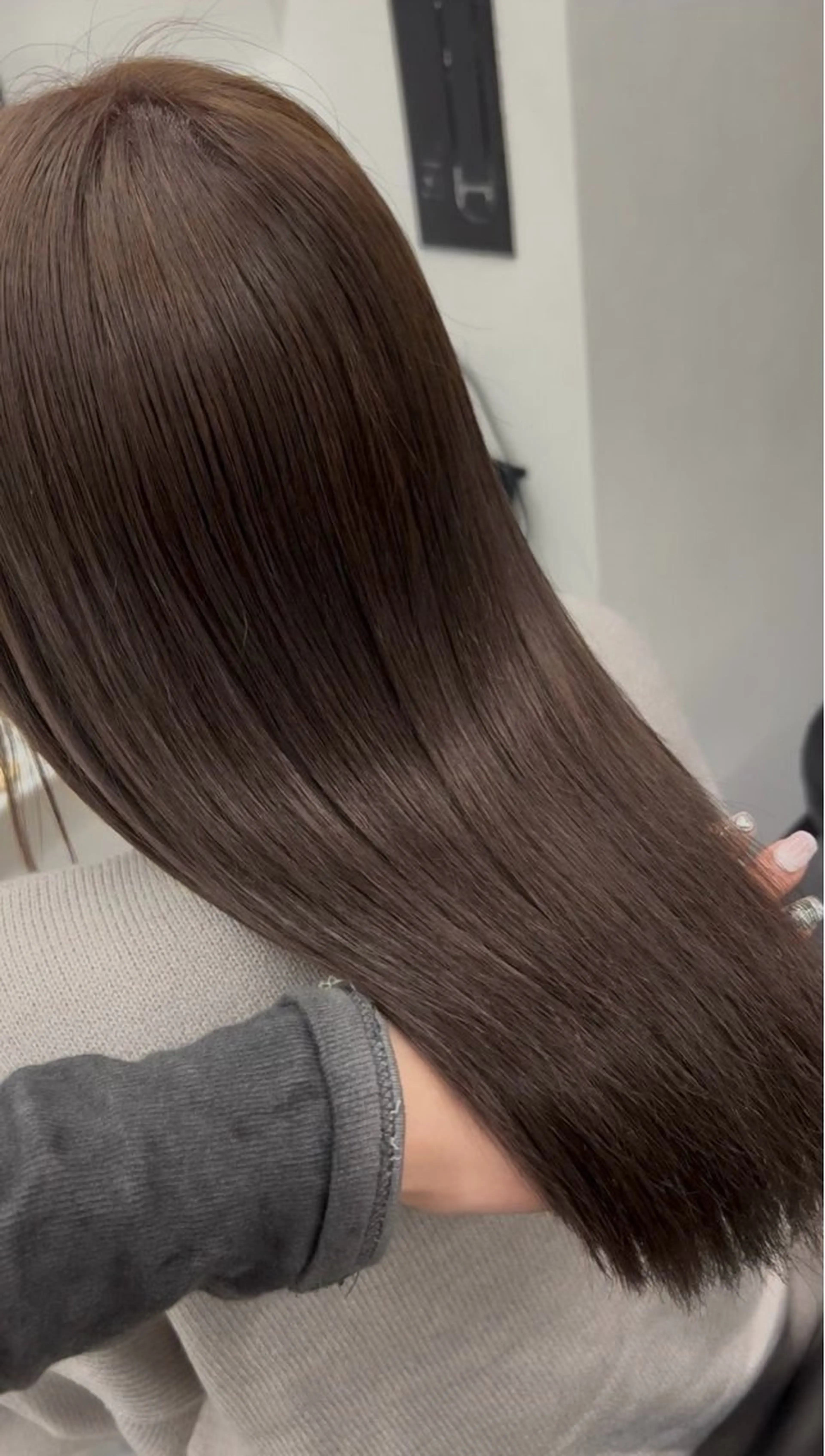 ロング カラー ベージュカラー ヘアカラー ハイトーンベージュ カラー/さら🎀のヘアスタイル