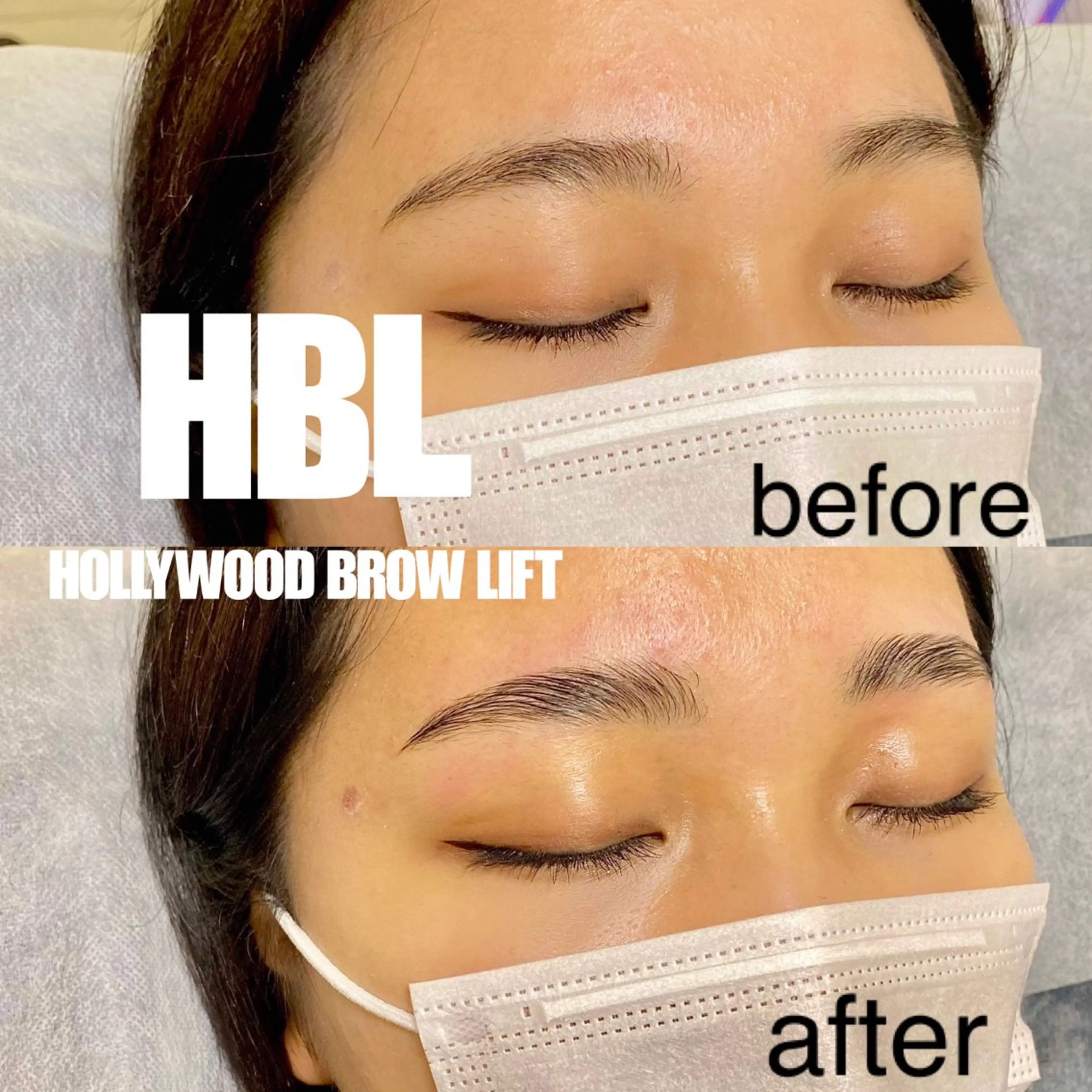 アイブロウ ハリウッドブロウリフト 眉毛ワックス脱毛 Three スリーのマツエク・マツパデザイン