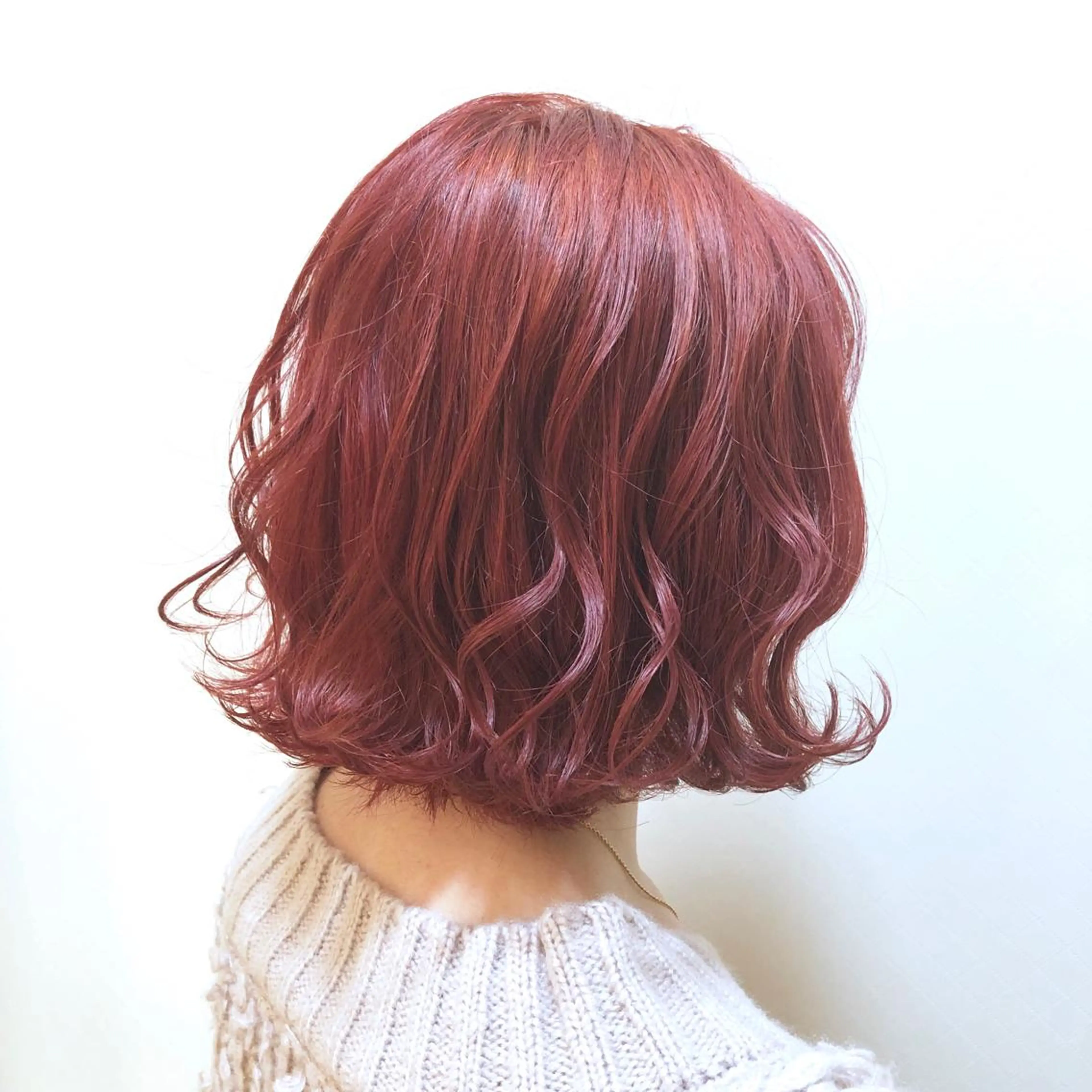 ミディアム カラー ブリーチ ケアブリーチ ピンクカラー 🌈ぷる艶カラー🌈 髪質改善👑柳沼尚貴のヘアスタイル