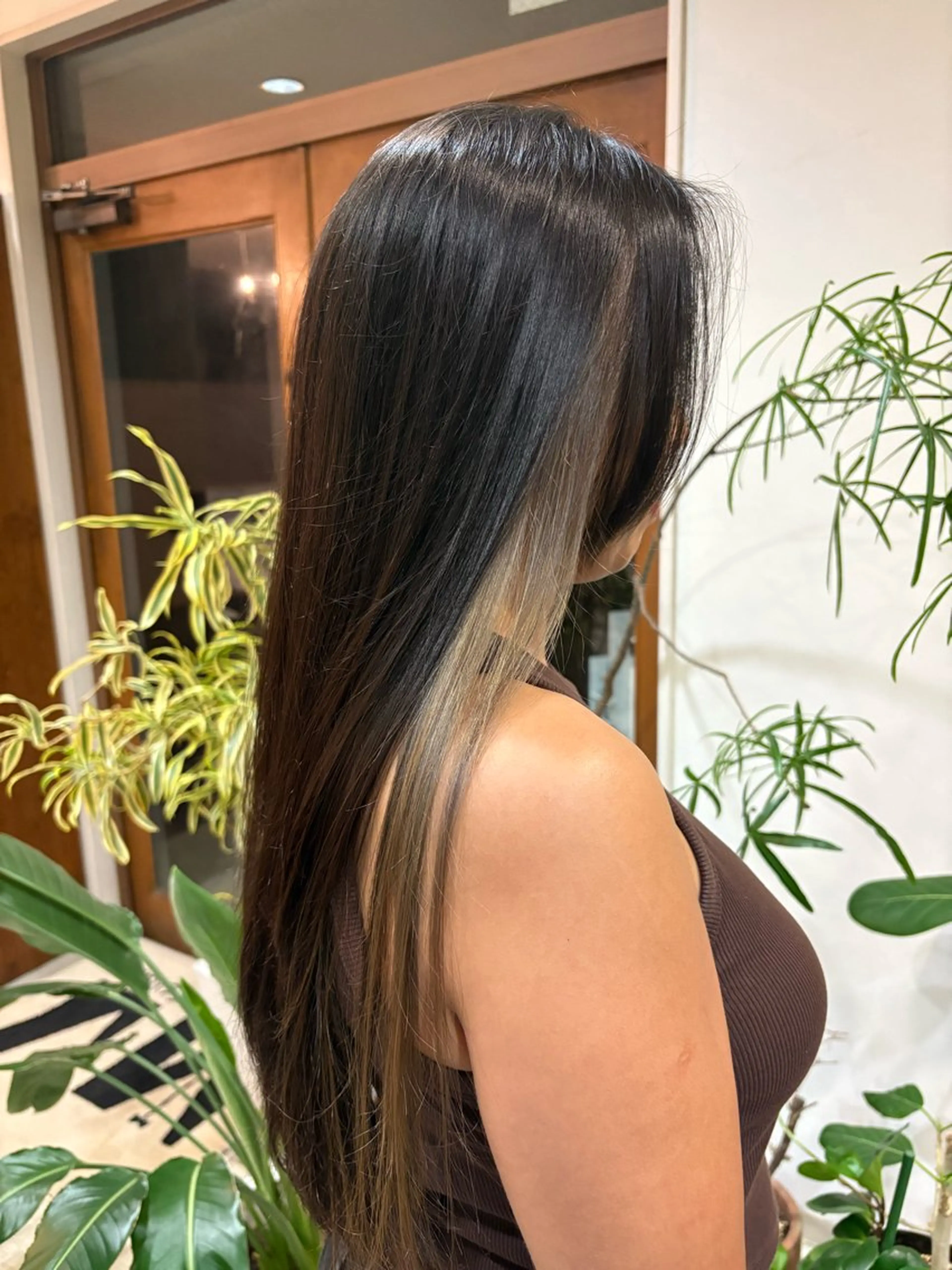 ロング カラー イヤリングカラー ヘアカラー トリートメント お悩み改善カット 太田皓大のヘアスタイル