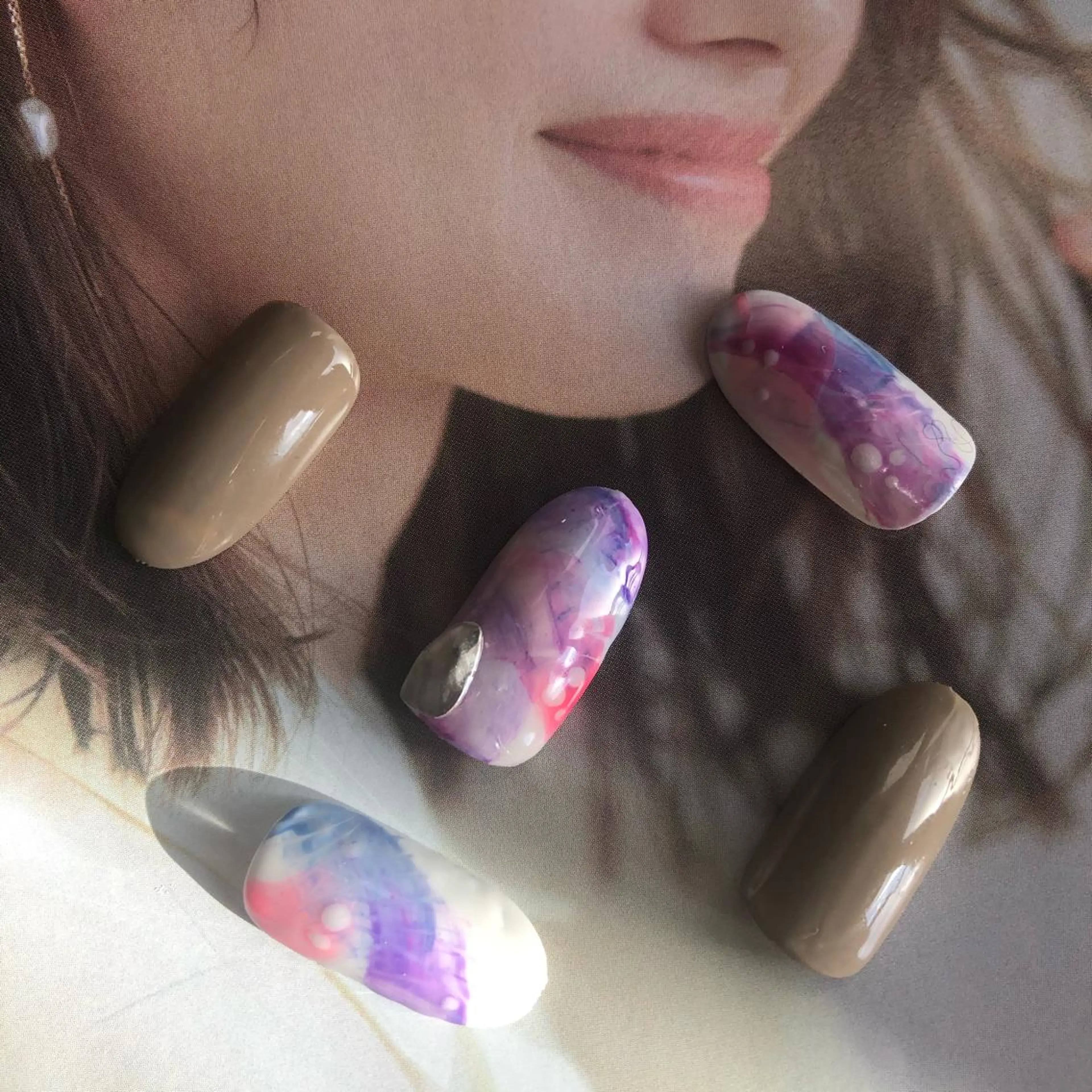 ネイル arm in arm ︎✿Yamamotoのマツエク・マツパデザイン