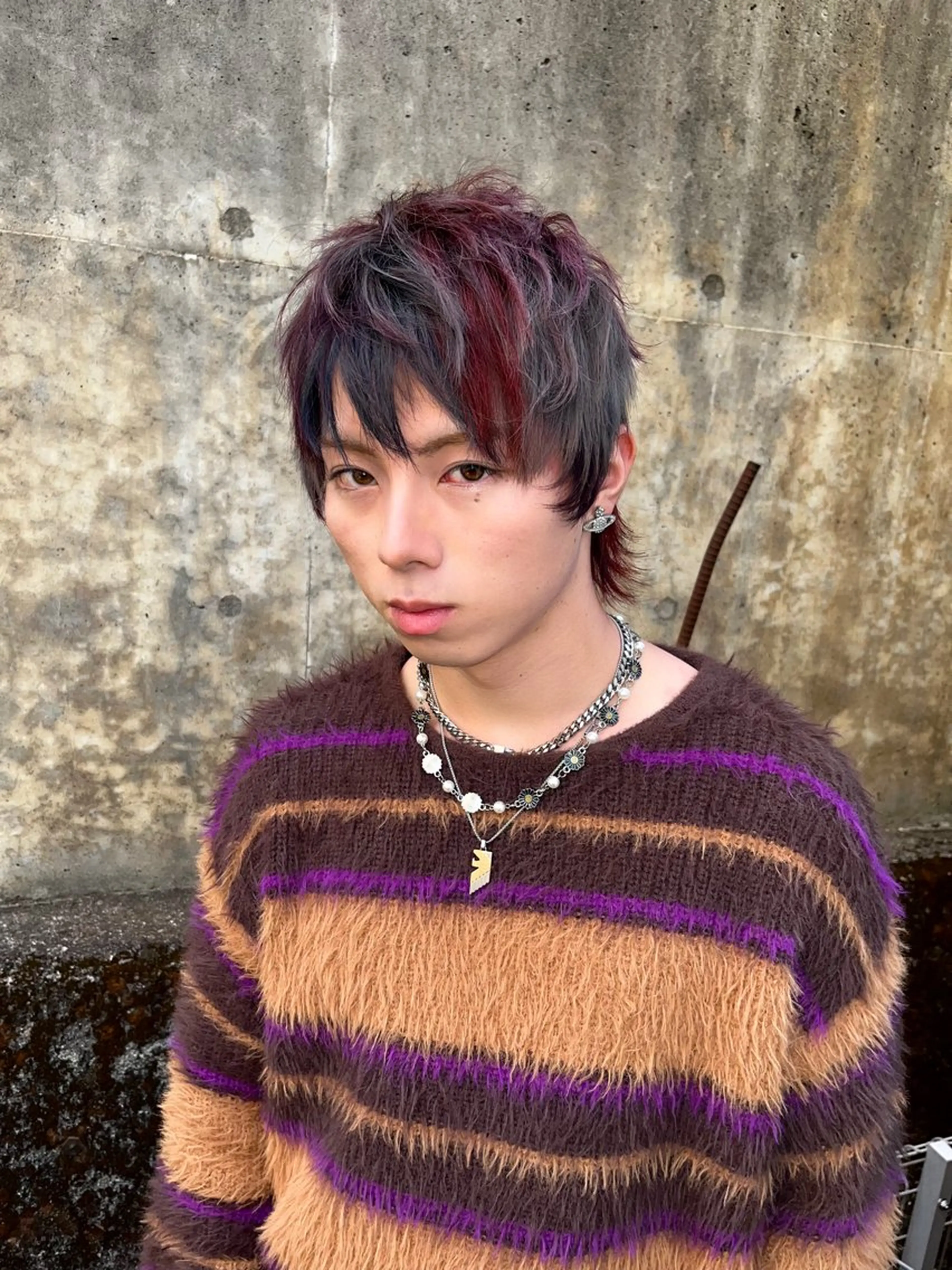 カラー ウルフとデザイン カラーの神のヘアスタイル