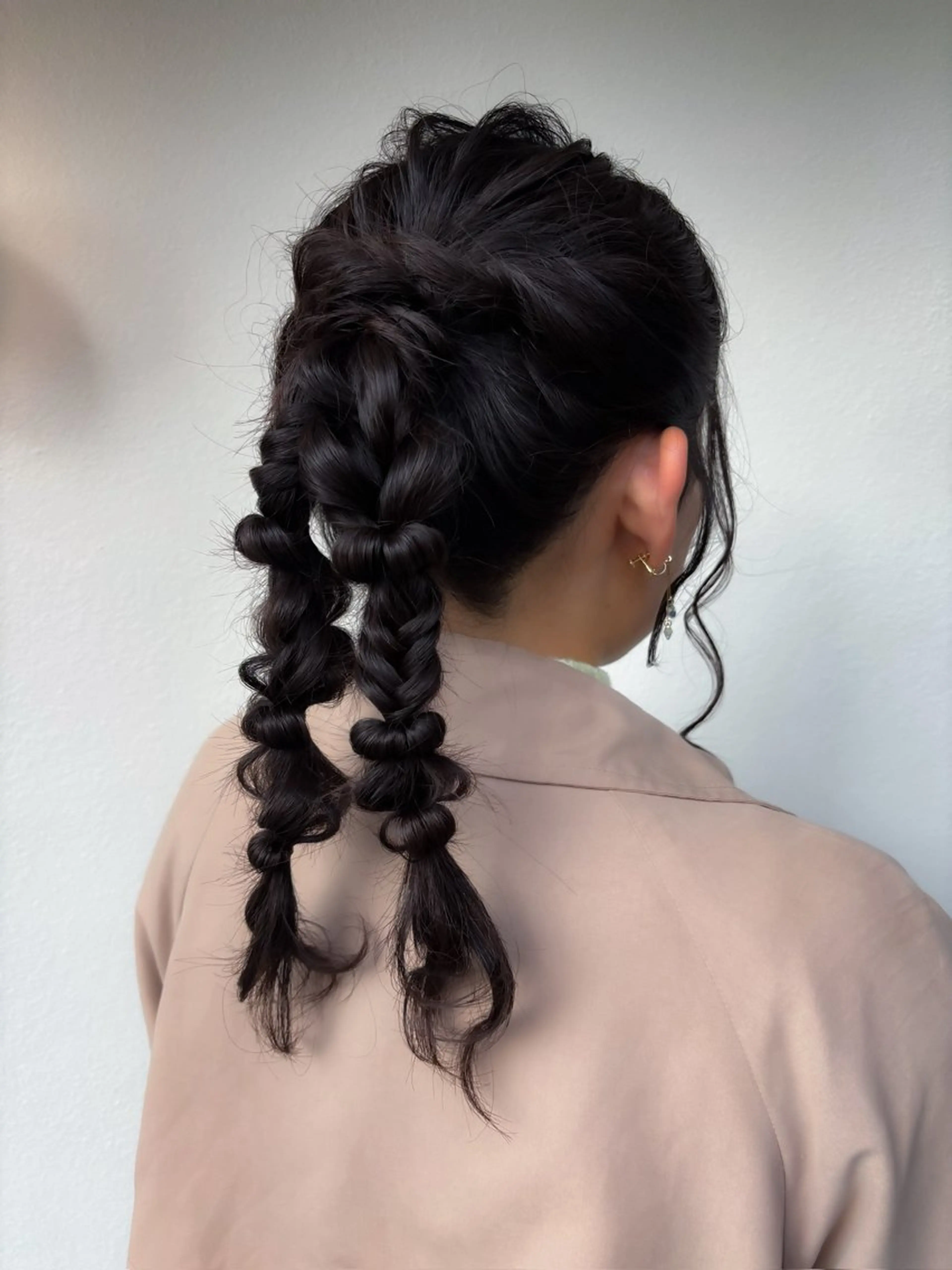 ミディアム ヘアアレンジ ヘアセット ducha所属・DUCHA Tomida naoのヘアスタイル