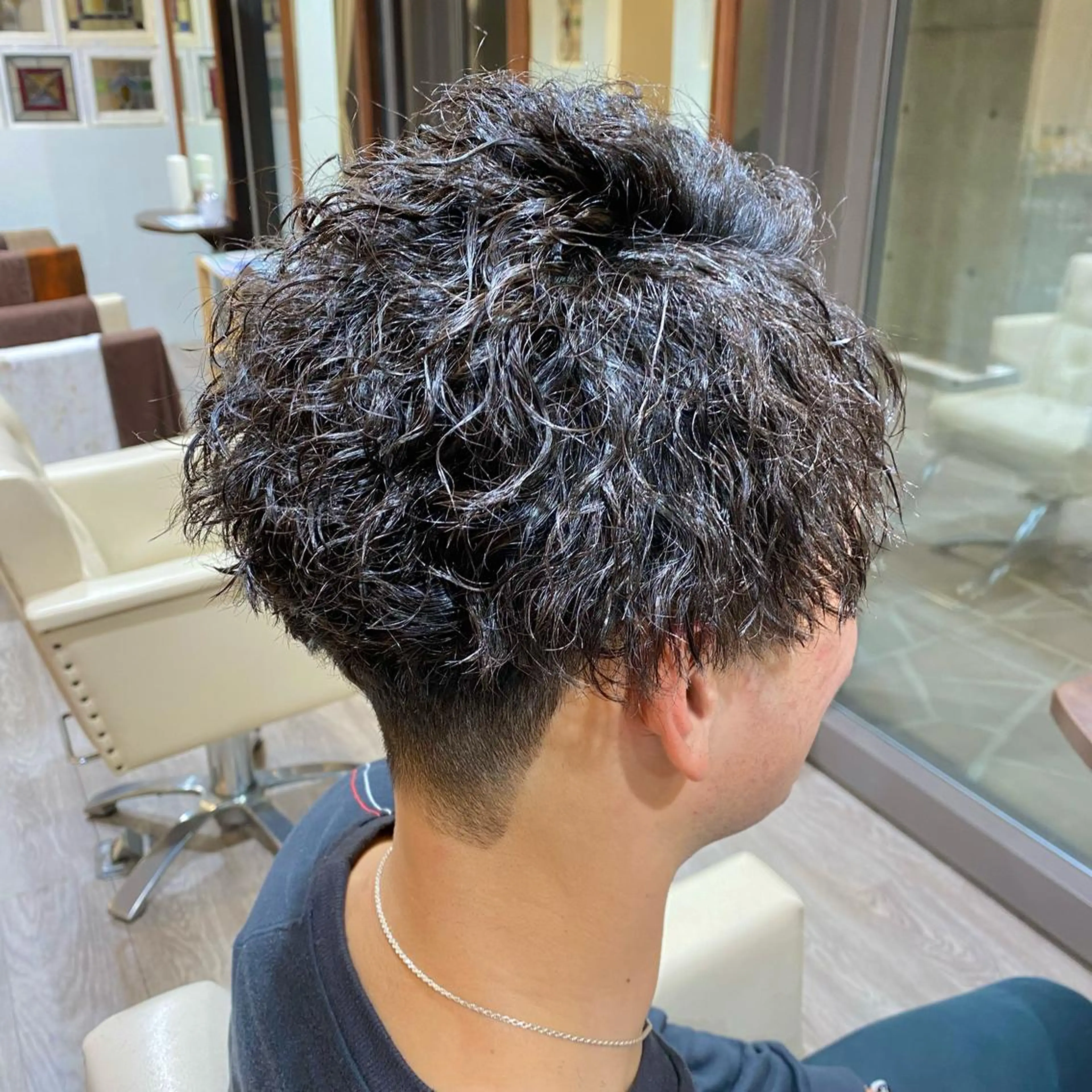 パーマ メンズ おおつか せいやのヘアスタイル