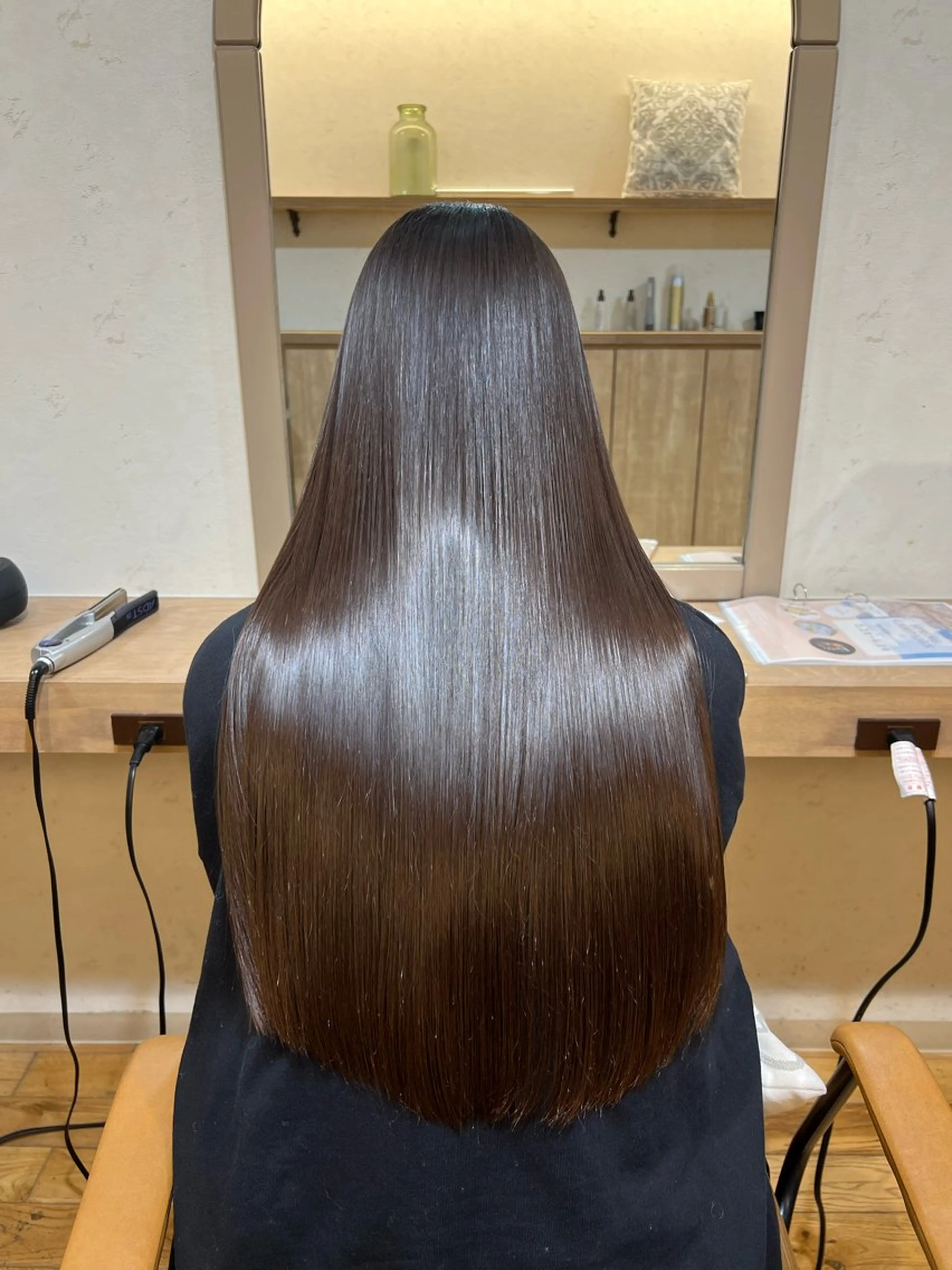 ロング カラー 髪質改善 縮毛矯正 カット トリートメント 神戸ボブ✂️ ioe三宮/田 伸佳のヘアスタイル