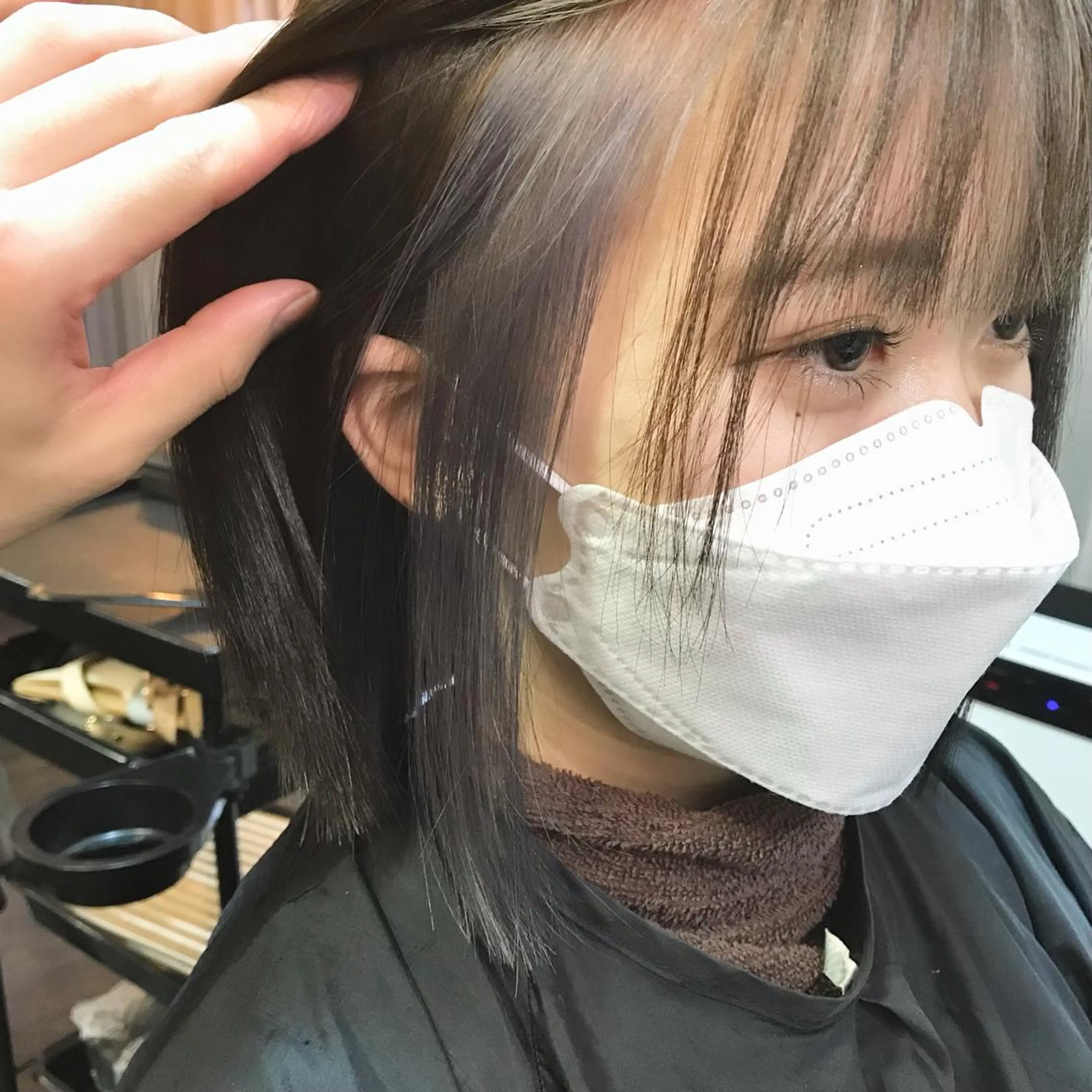 ショート カラー ブルーカラー イヤリングカラー 💎透明感カラー特化 💎TAISEIのヘアスタイル