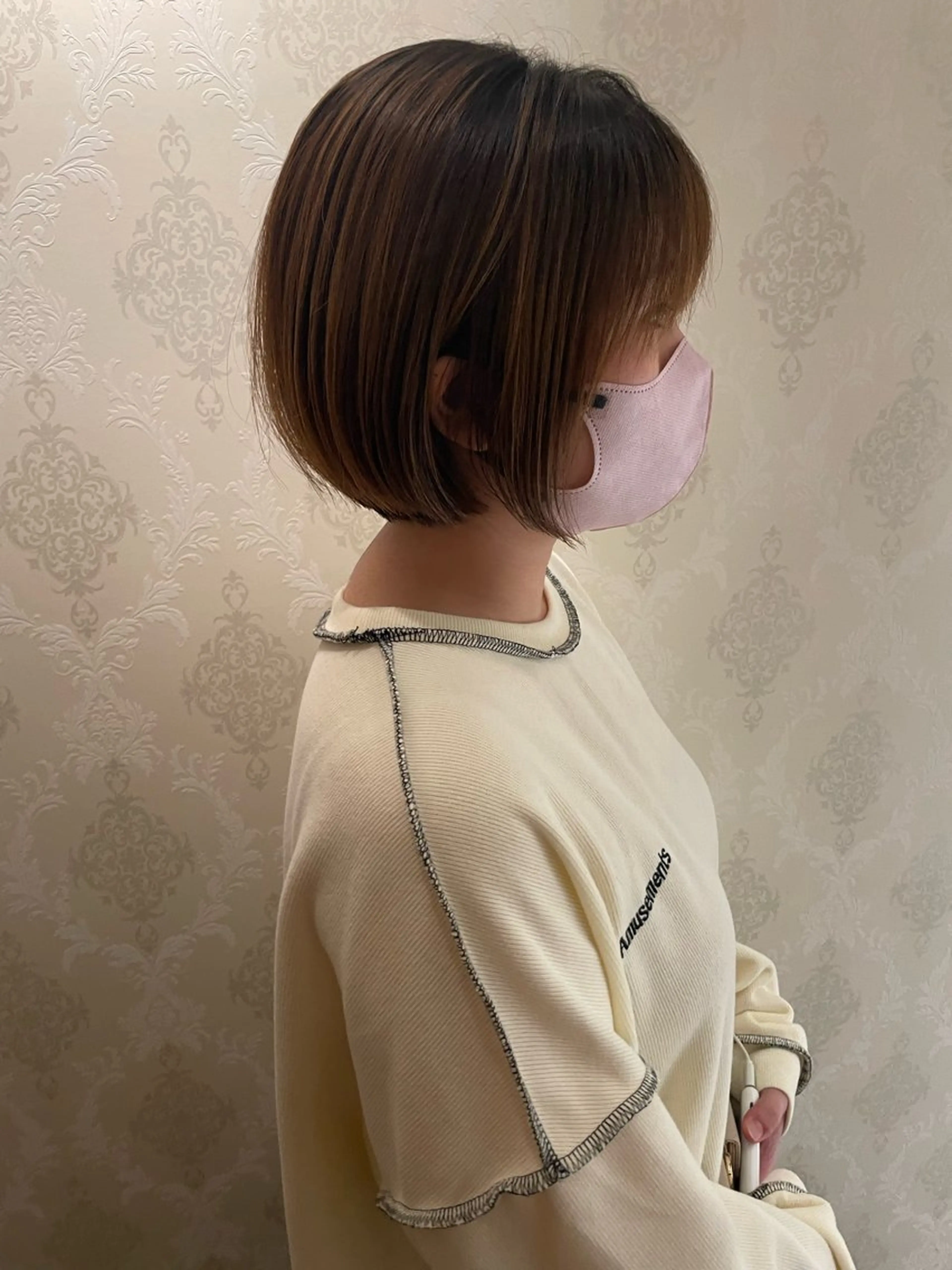 ショート カラー ショートボブ ハンサムショート インナーカラー ボブ ショートヘア 鶴岡で縮毛矯正なら お任せ！ハヤシナオミのヘアスタイル