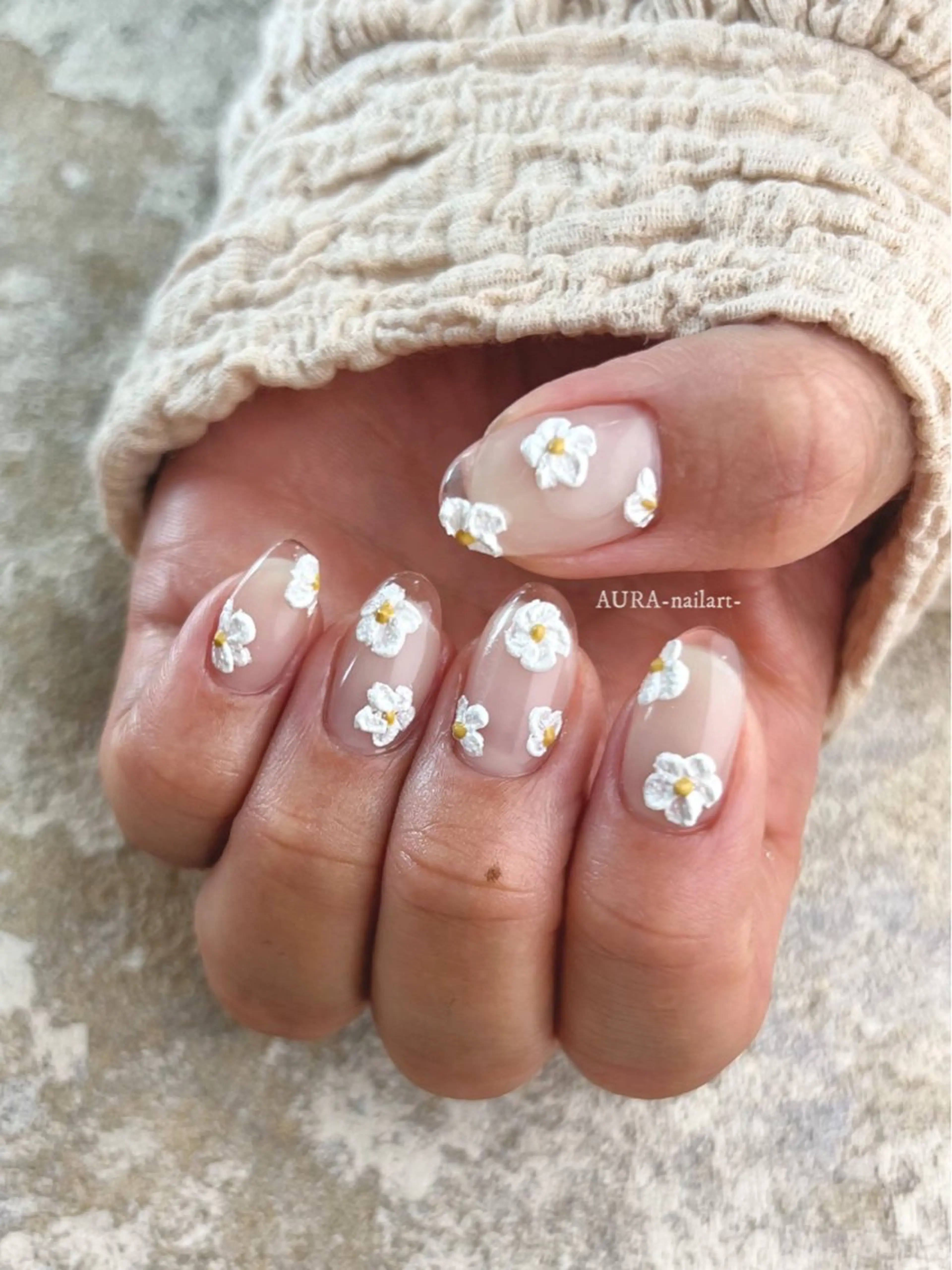 ネイル ハンドネイル AURA nailartのネイルデザイン