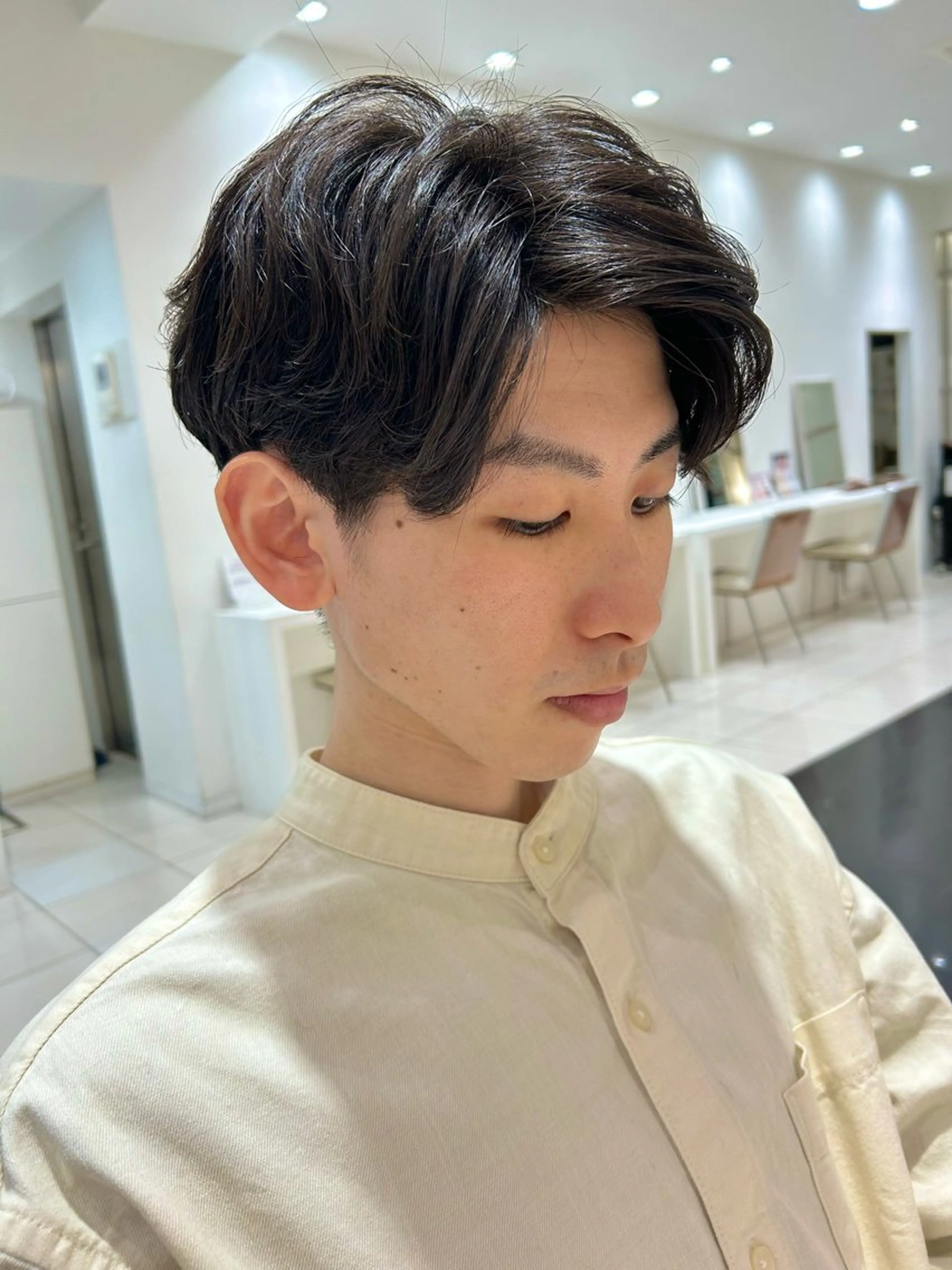 パーマ メンズ メンズパーマ パーマ オオタ ユイナ🌈のヘアスタイル