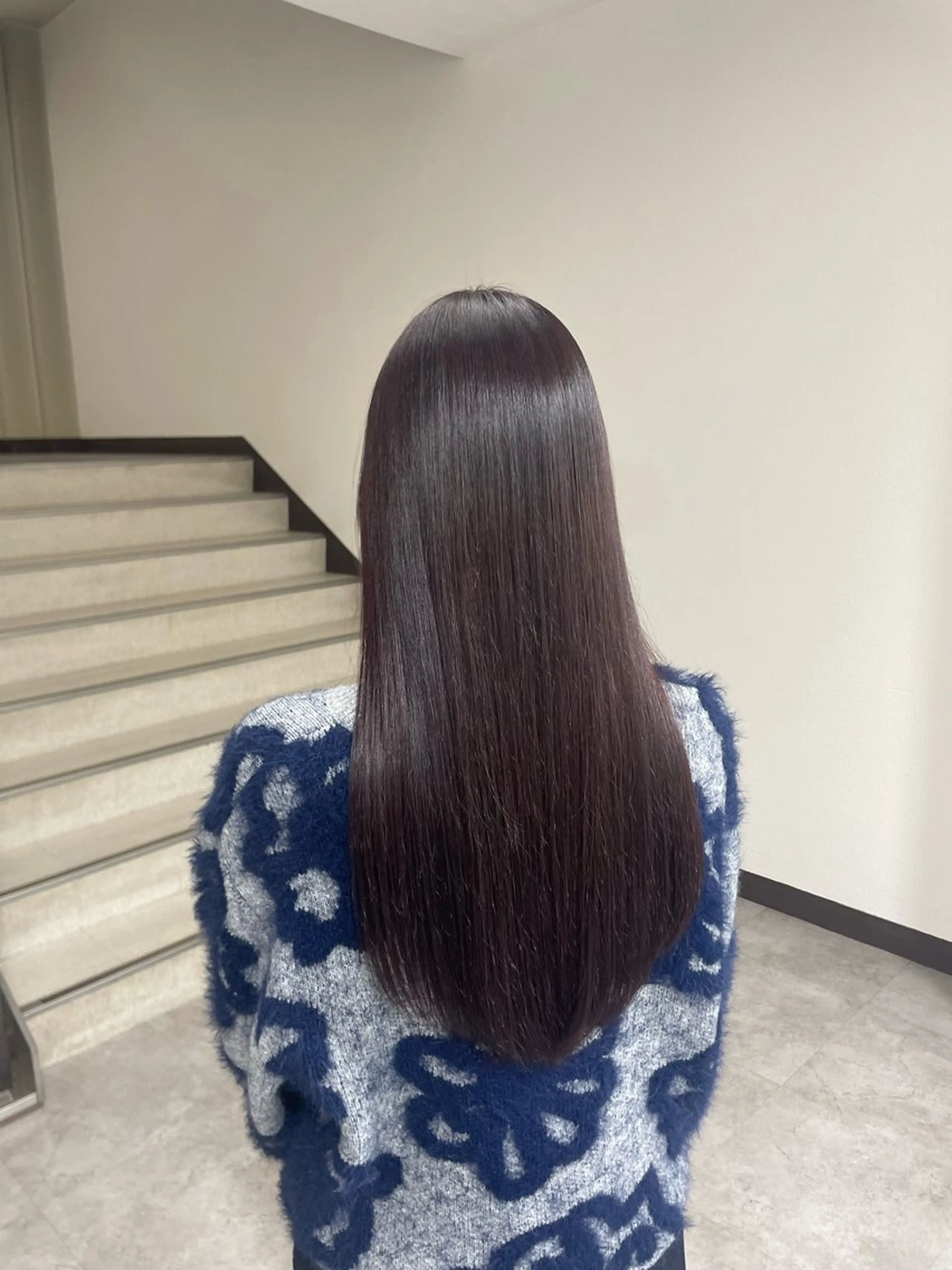 ロング トリートメント 髪質改善✨艶カラー 🎀moka🎀のヘアスタイル