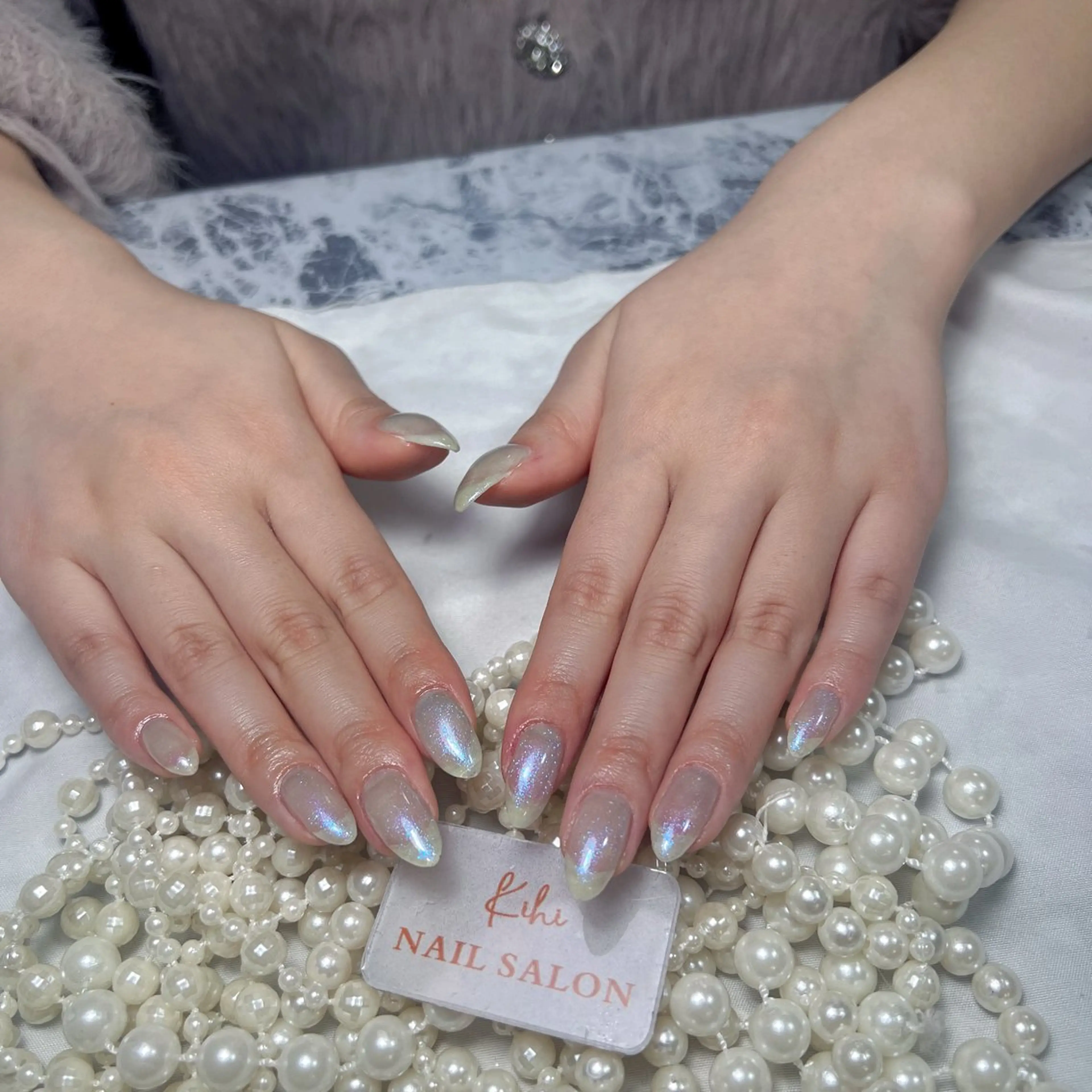 ネイル アートネイル フレンチネイル ジェルネイル グラデーション 韓国ネイル 村中 ハナのネイルデザイン