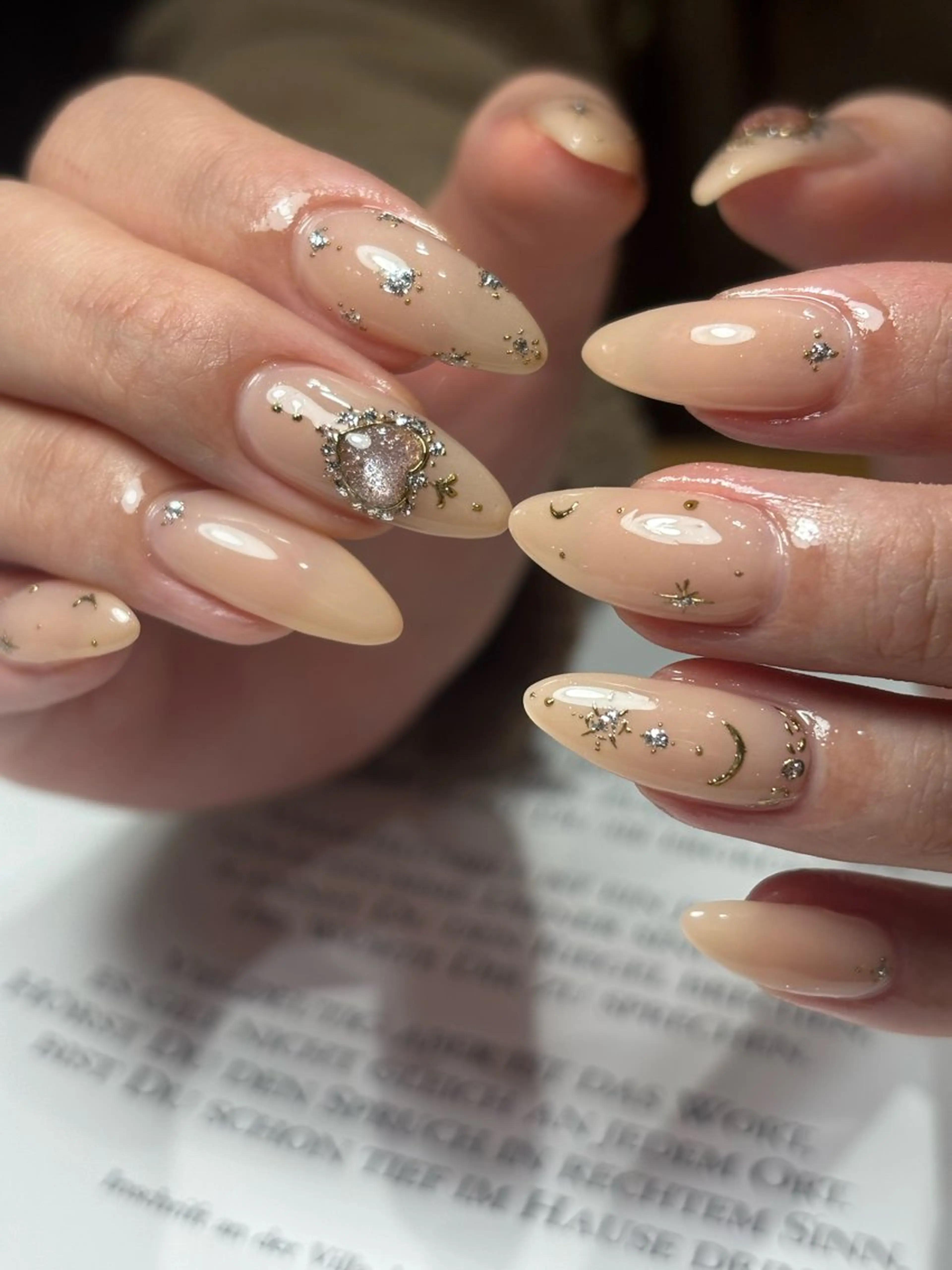 ネイル ロングネイル ハンドネイル MAQUM所属・K. Yukoのネイルデザイン