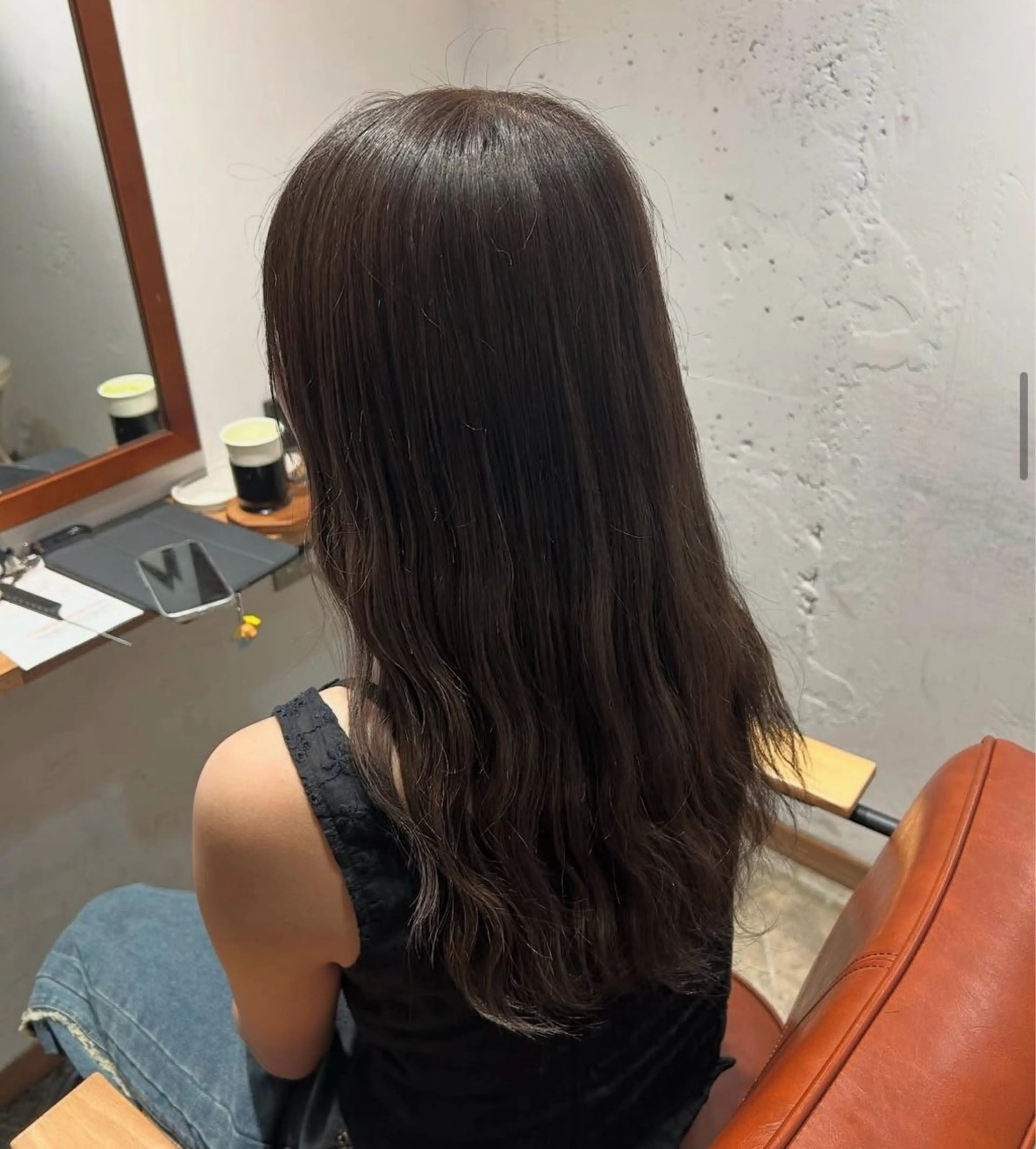 ロング カラー メンズカットモデル/ 犬塚愛奈のヘアスタイル