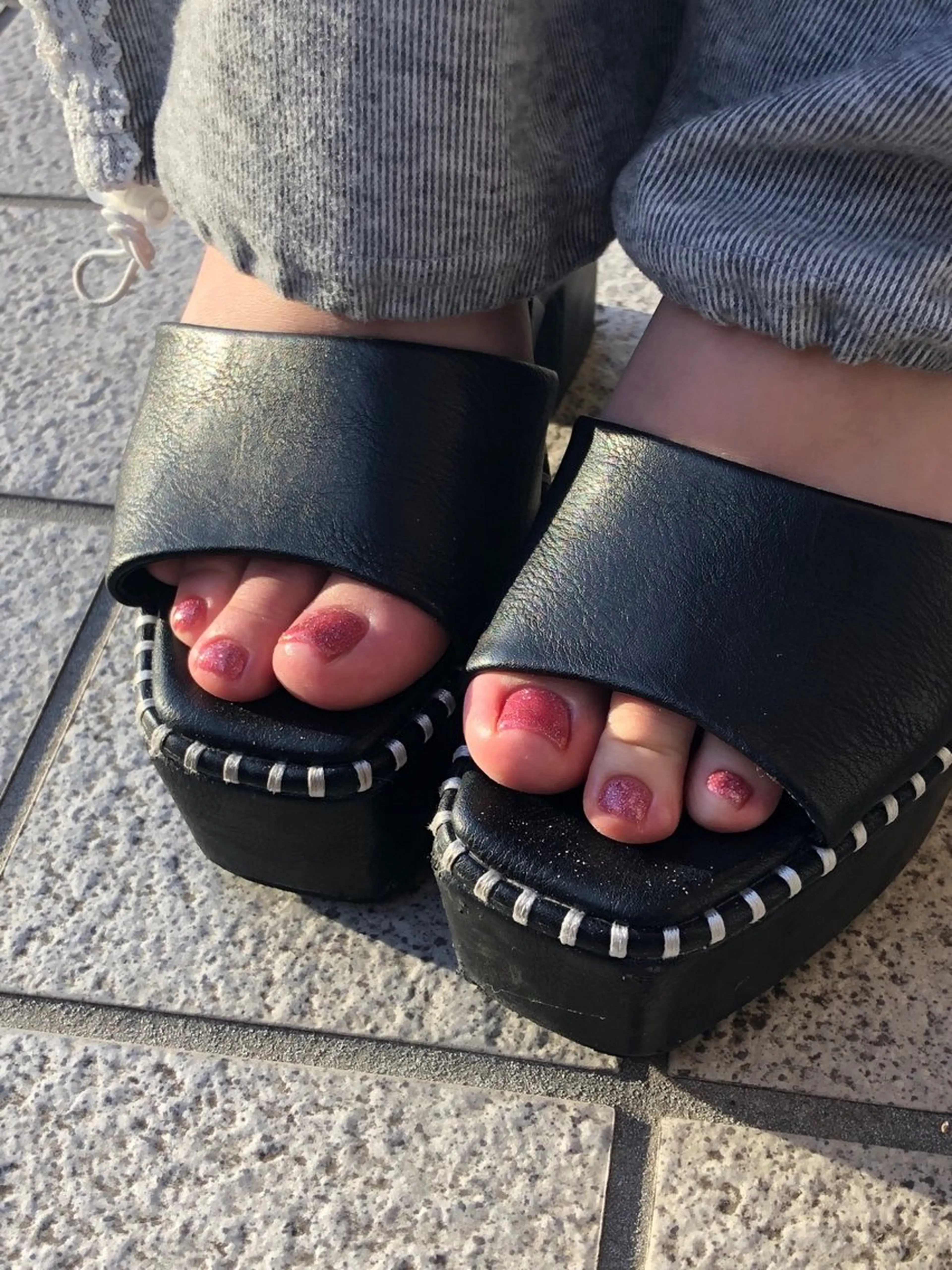 ♡当日限定【Foot】♡ ワンカラー/ラメ ￥3,800 ⇒ ￥1,000❣️ (off込み)の写真