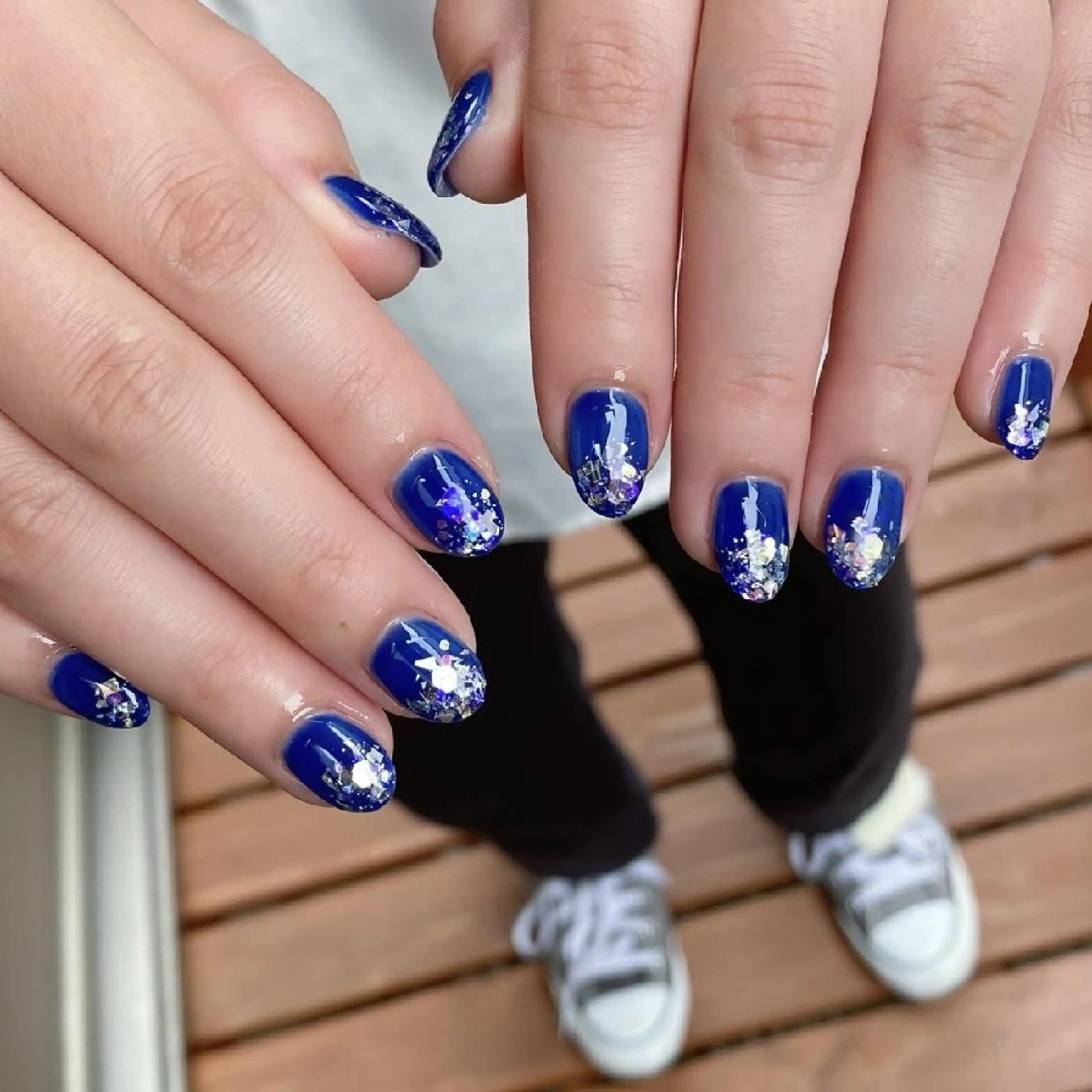 ネイル ラメ(グリッター) ハンドネイル Miley nailのネイルデザイン