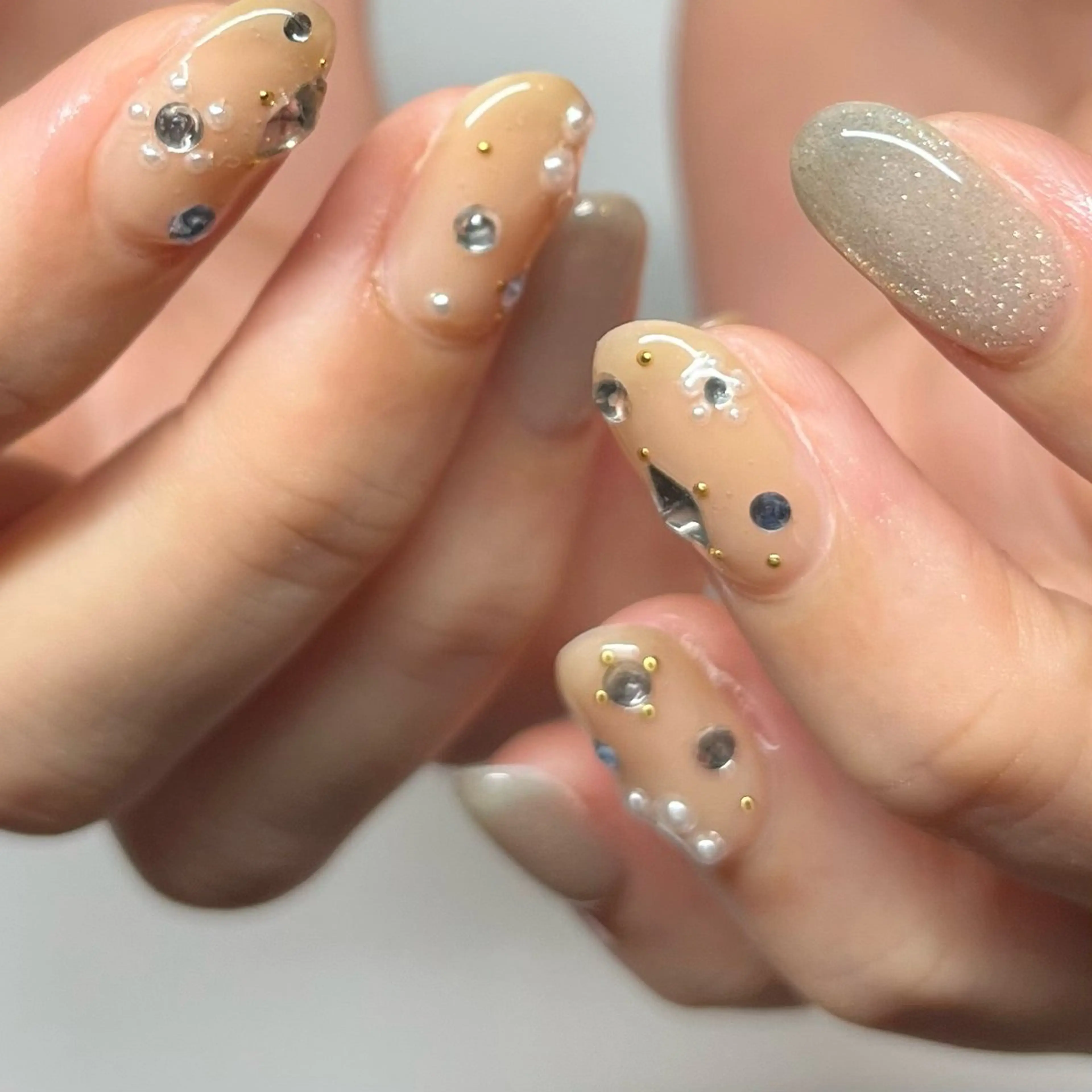 ネイル キラキラネイル ハンドネイル mitsuki / Manonのネイルデザイン
