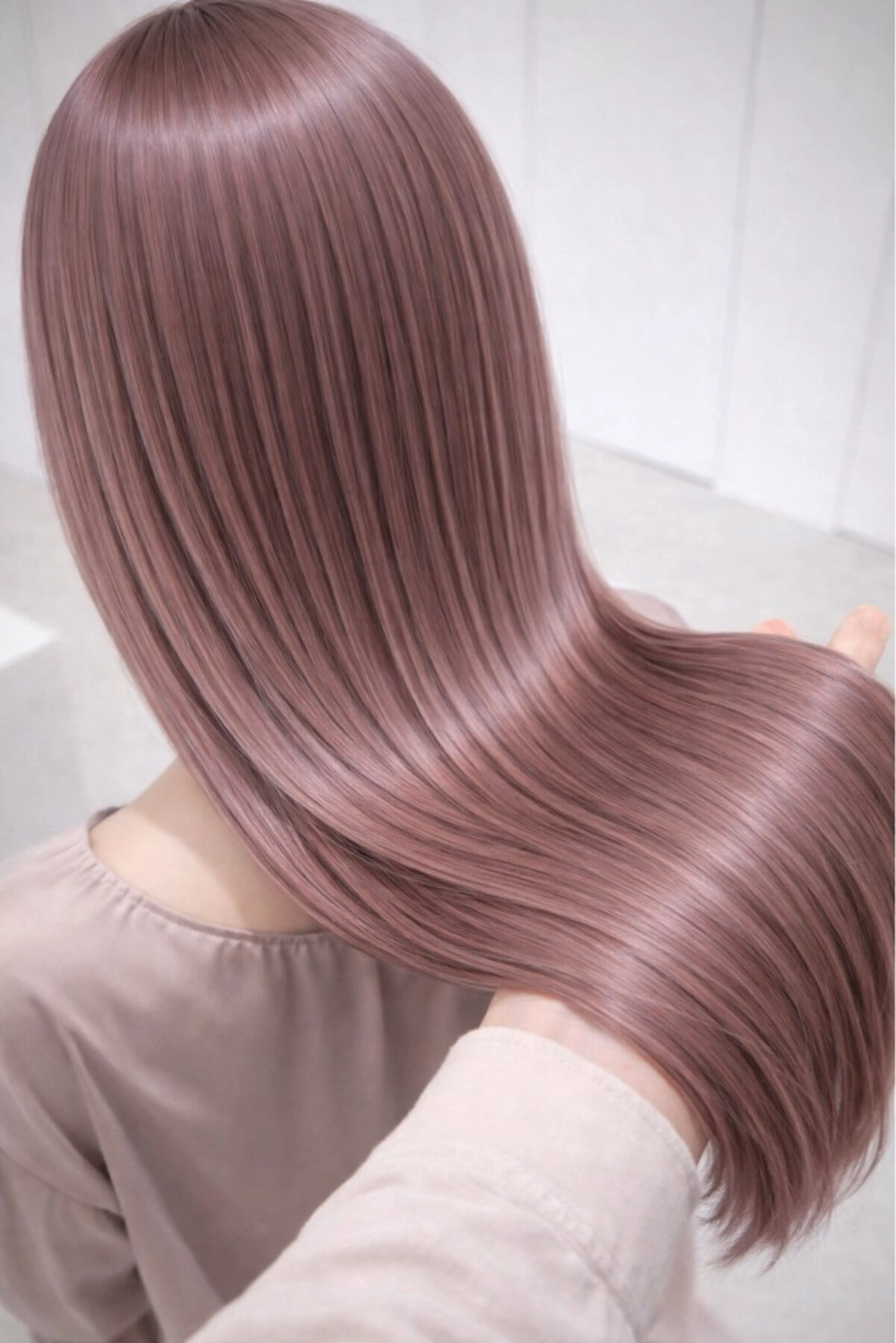ロング カラー ブリーチ 透明感カラー ハイトーンカラー ピンクカラー 髪質改善 カット ヘアカラー 💎透明感カラー特化 💎TAISEIのヘアスタイル