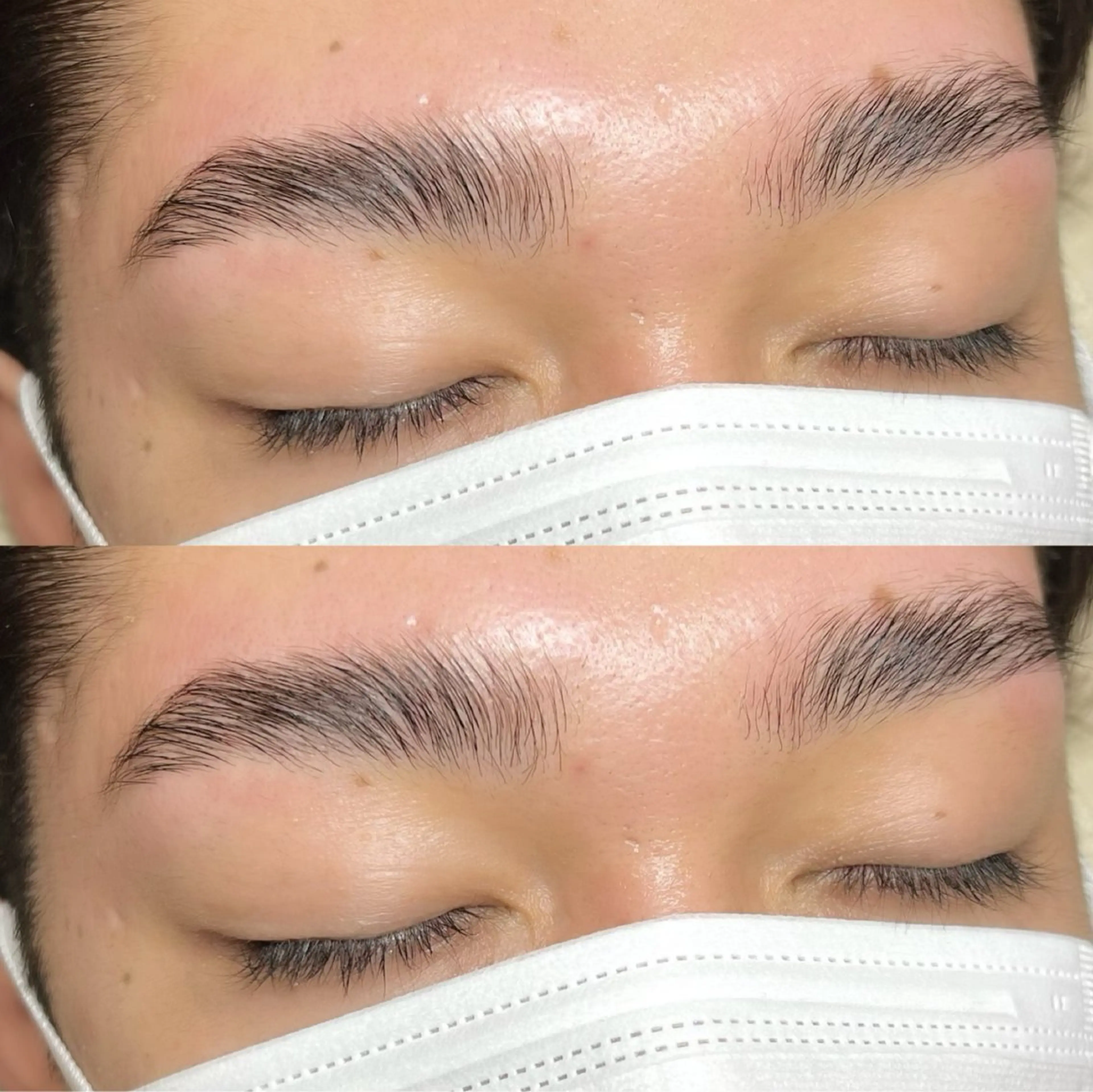 メンズ アイブロウ ハリウッドブロウリフト ワックス脱毛 眉カット その他(アイブロウ) ながやま ちえのその他イメージ