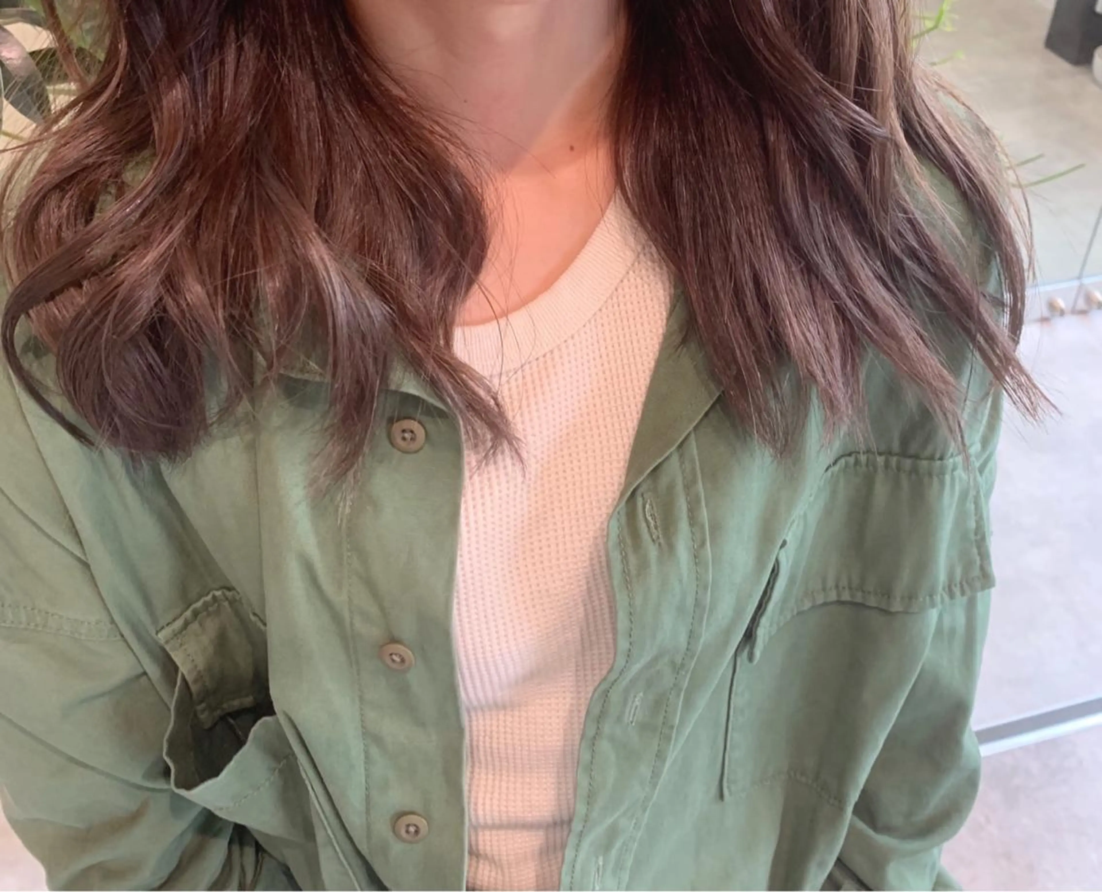 ミディアム 清水 亮太／赤み消しカラーのヘアスタイル