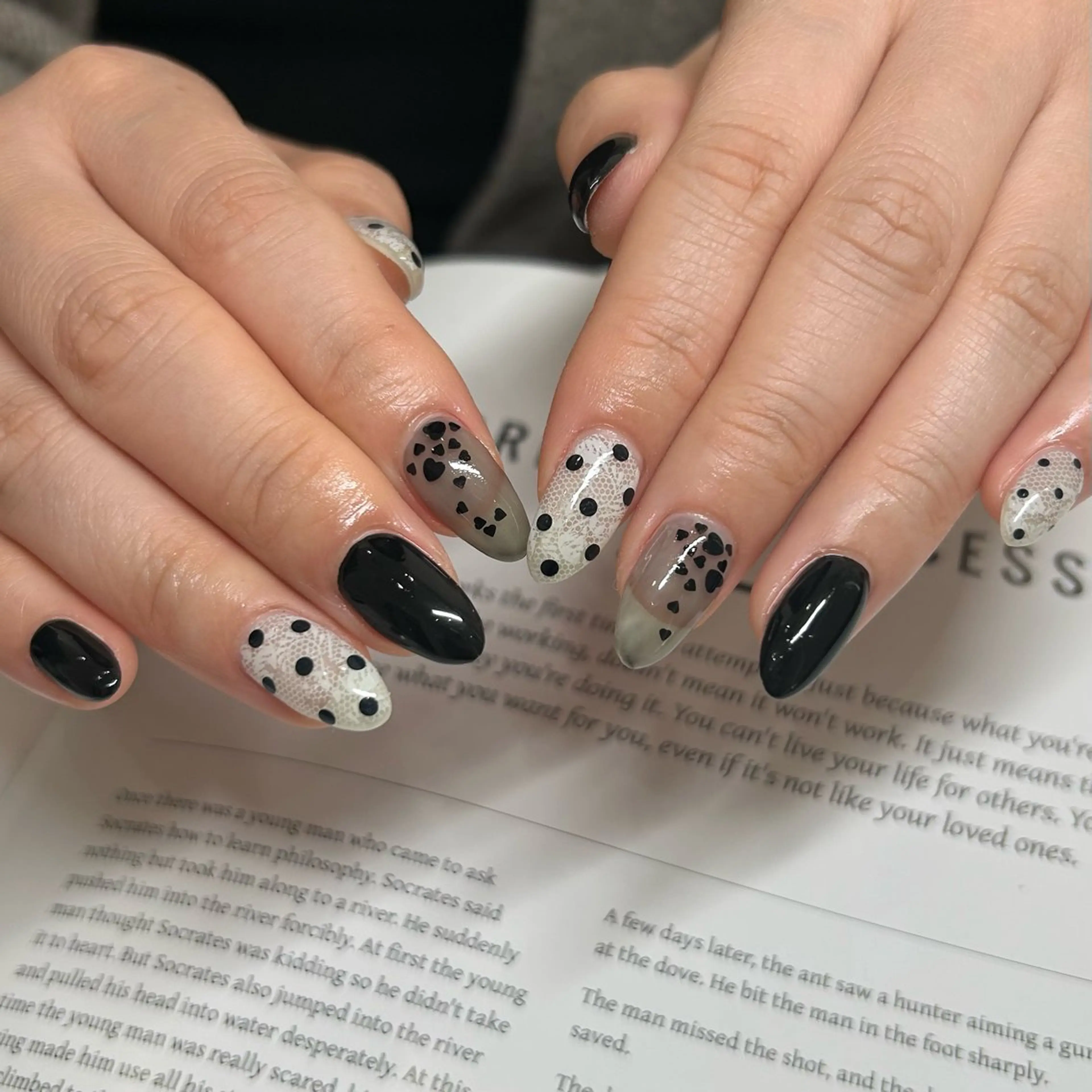 ネイル 持ち込み Allure 小山店 結咲(ゆいさ)のネイルデザイン