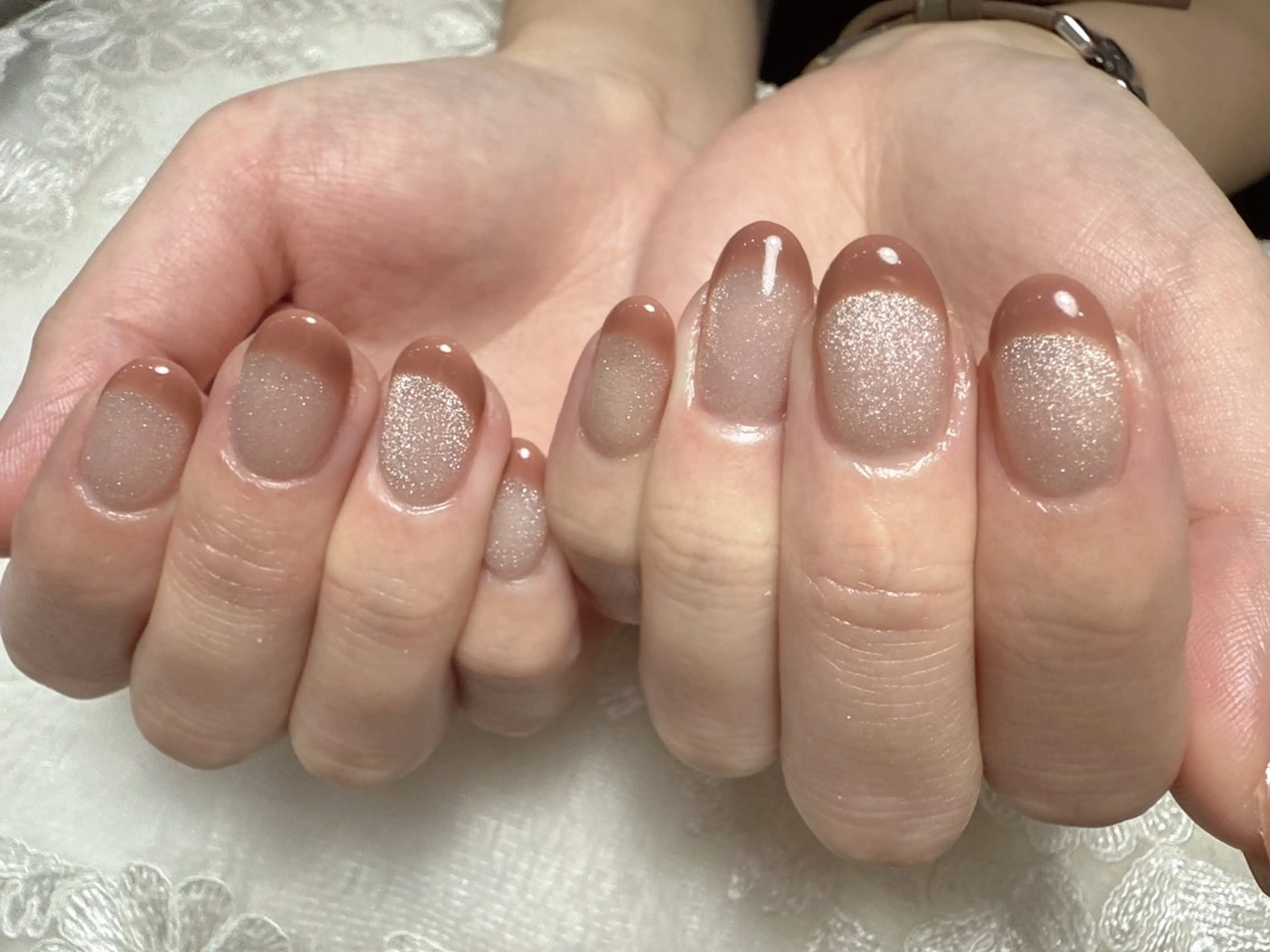 ネイル フレンチネイル マグネットネイル ALITA 池袋店ネイルのネイルデザイン