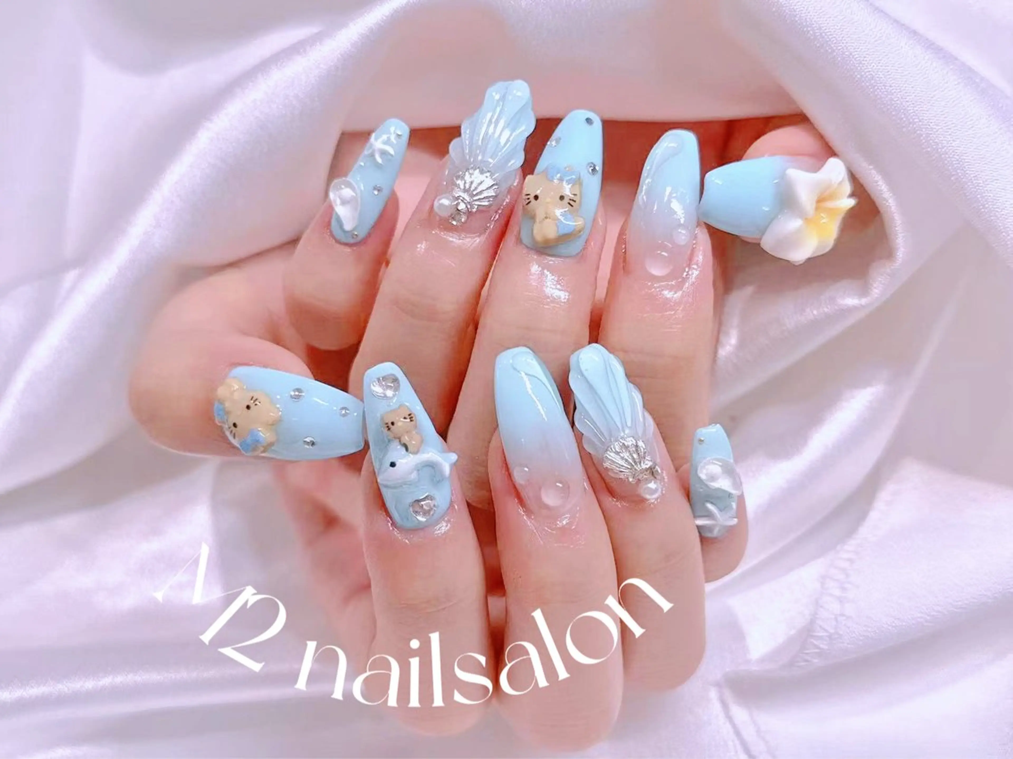 ネイル 長さだし専門店 M2　rikaのネイルデザイン