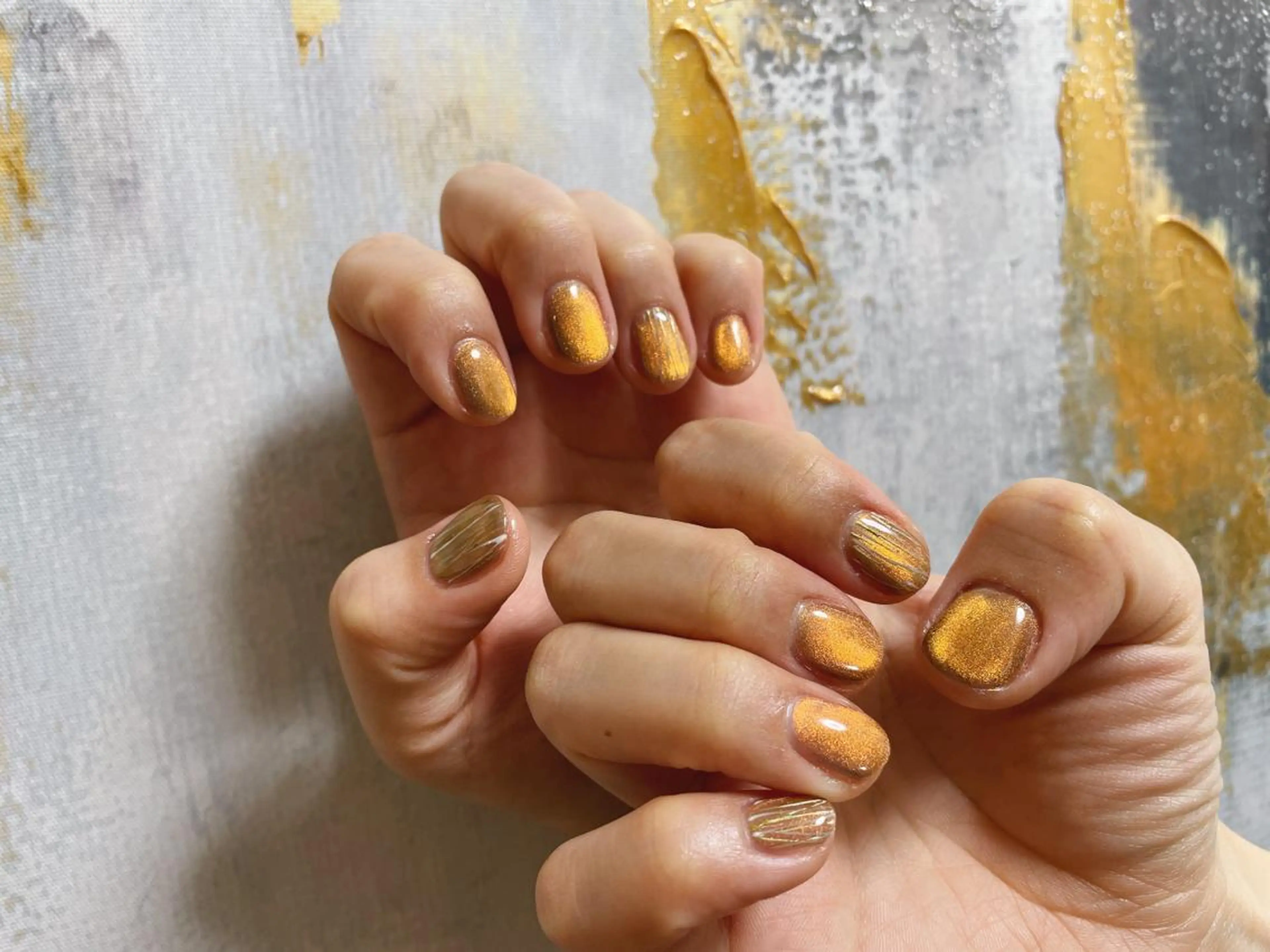 ネイル フットネイル ジェルネイル 韓国ネイル マグネットネイル ミラーネイル Mogu nail 二子玉川のネイルデザイン