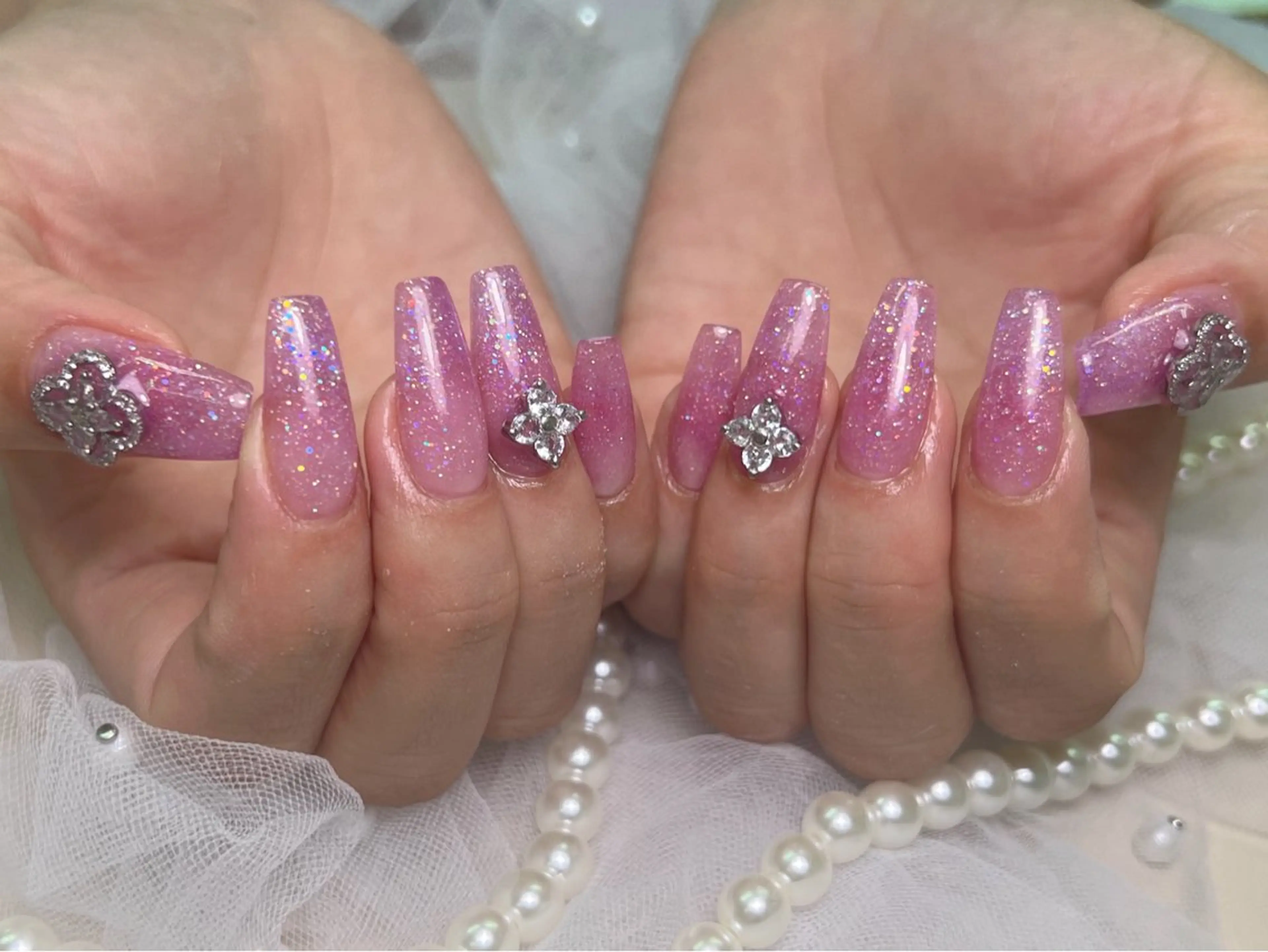 ネイル スカルプネイル lucky nail 歌舞伎町のネイルデザイン