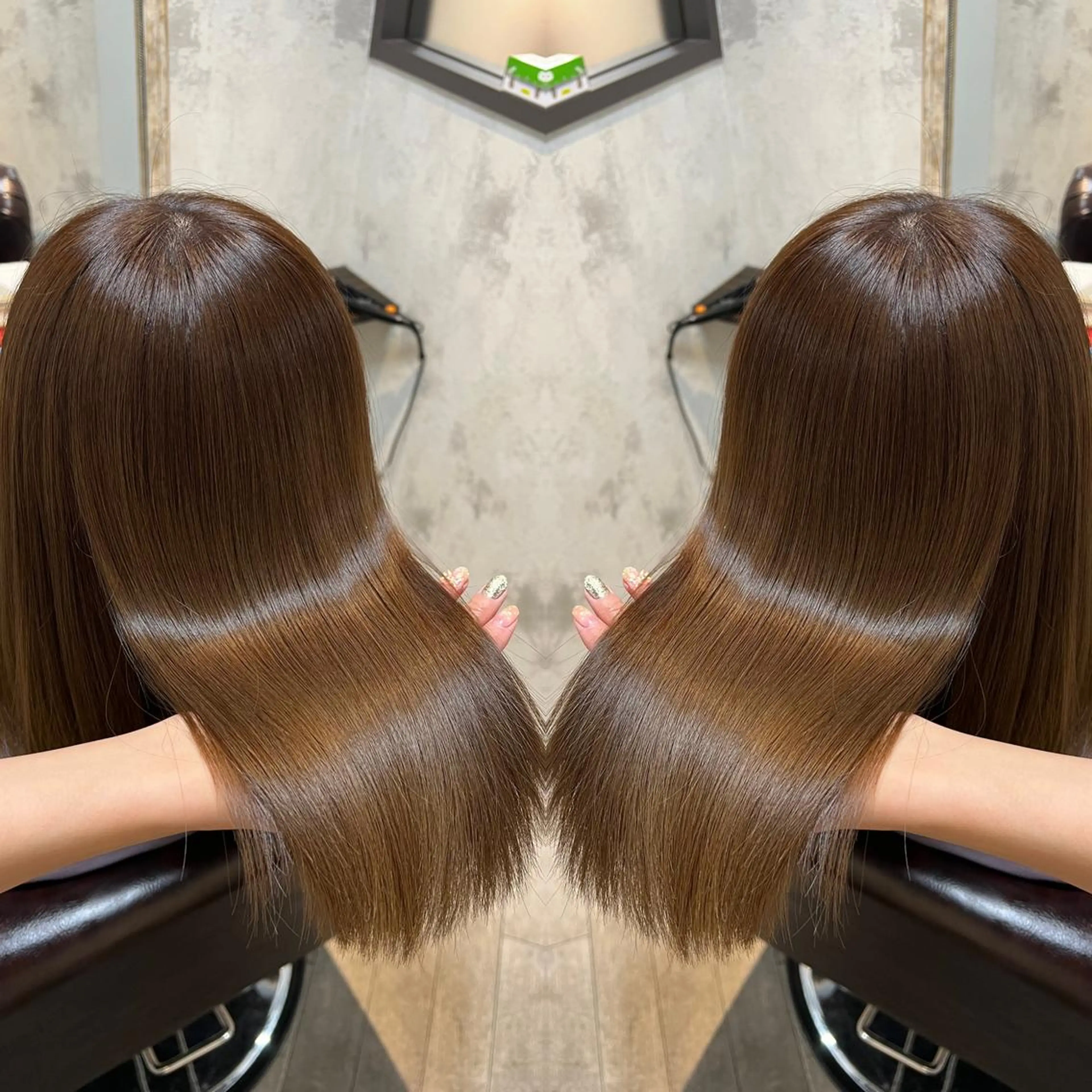 ミディアム り ほのヘアスタイル