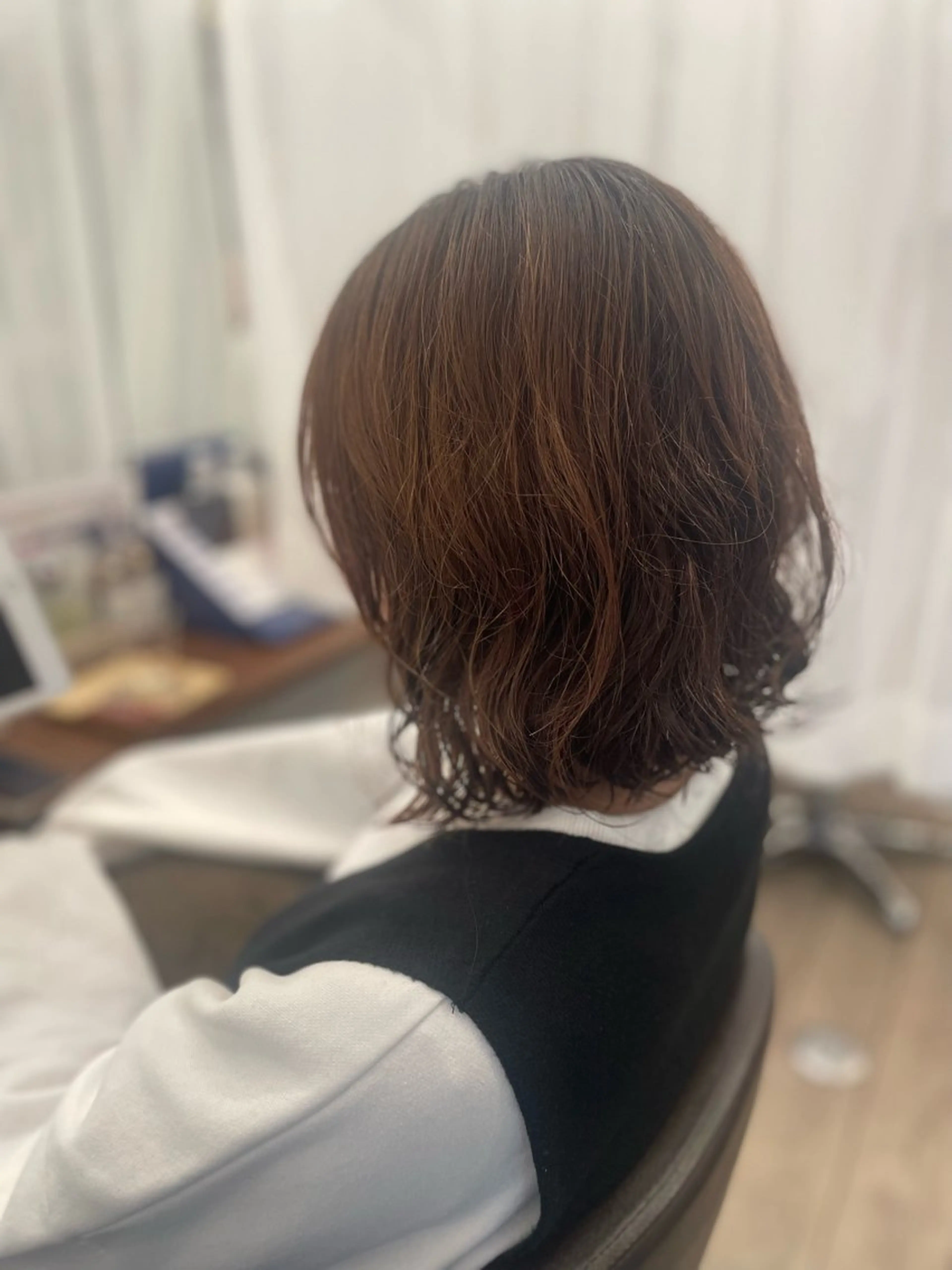 ミディアム パーマ ミディアムパーマ ボブ 川崎/スタイリスト /髪質改善🫧のヘアスタイル