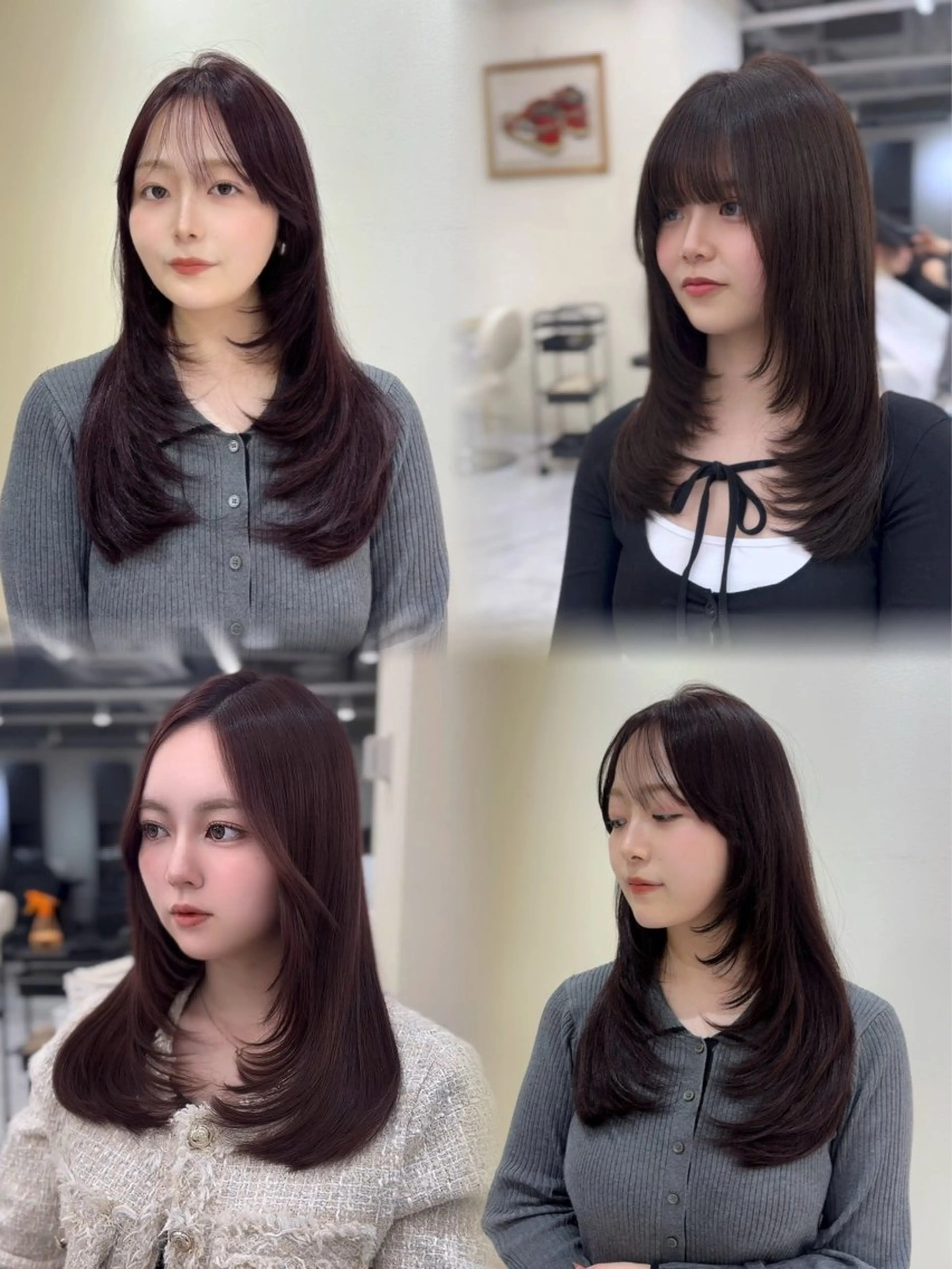 ロング カラー 透明感カラー レイヤーカット 似合わせカット カット ヘアカラー 髪質改善🫧 カラー特化/Hinaのヘアスタイル