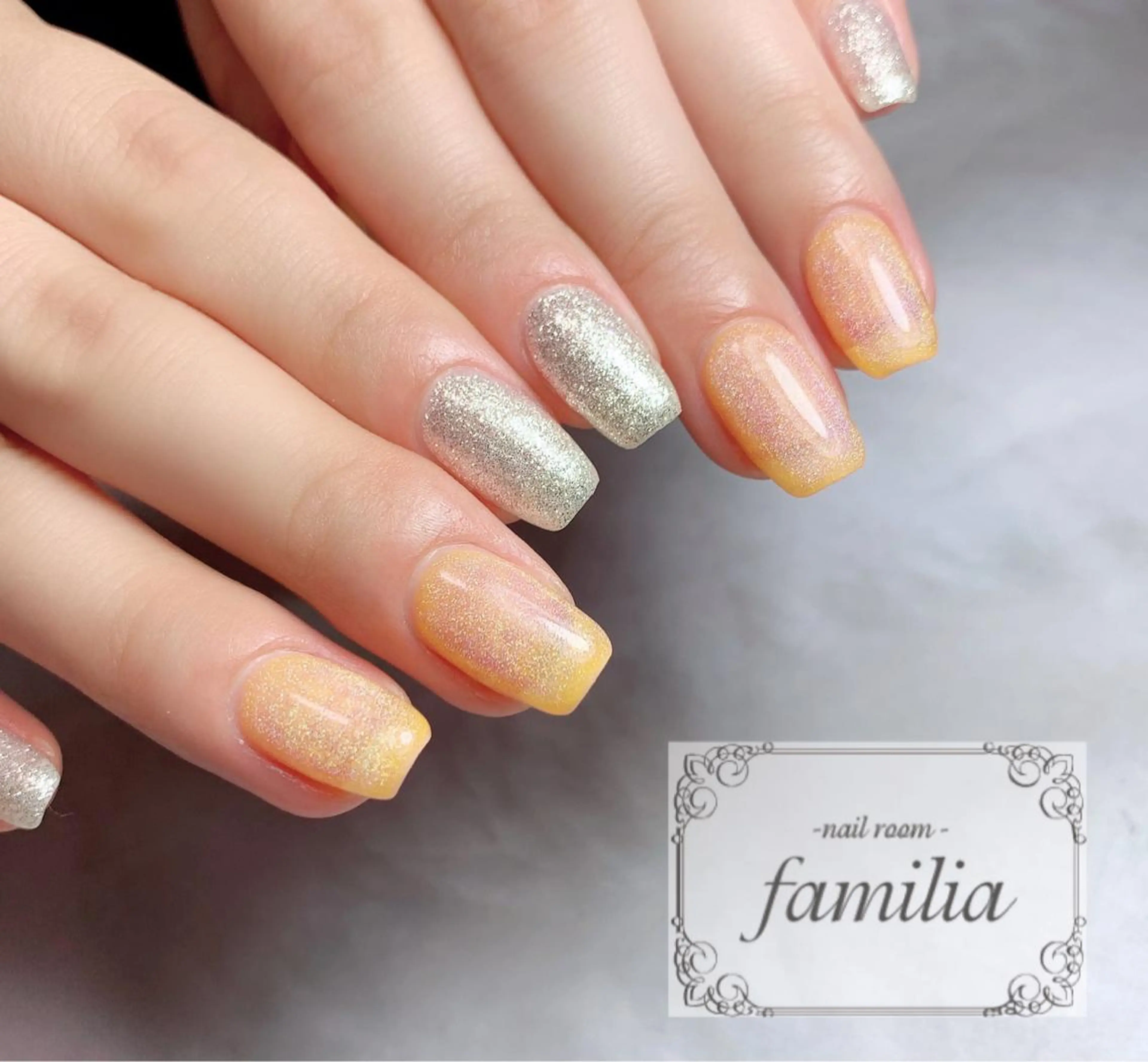 ネイル マグネットネイル ハンドネイル -nailroom- familiaのネイルデザイン